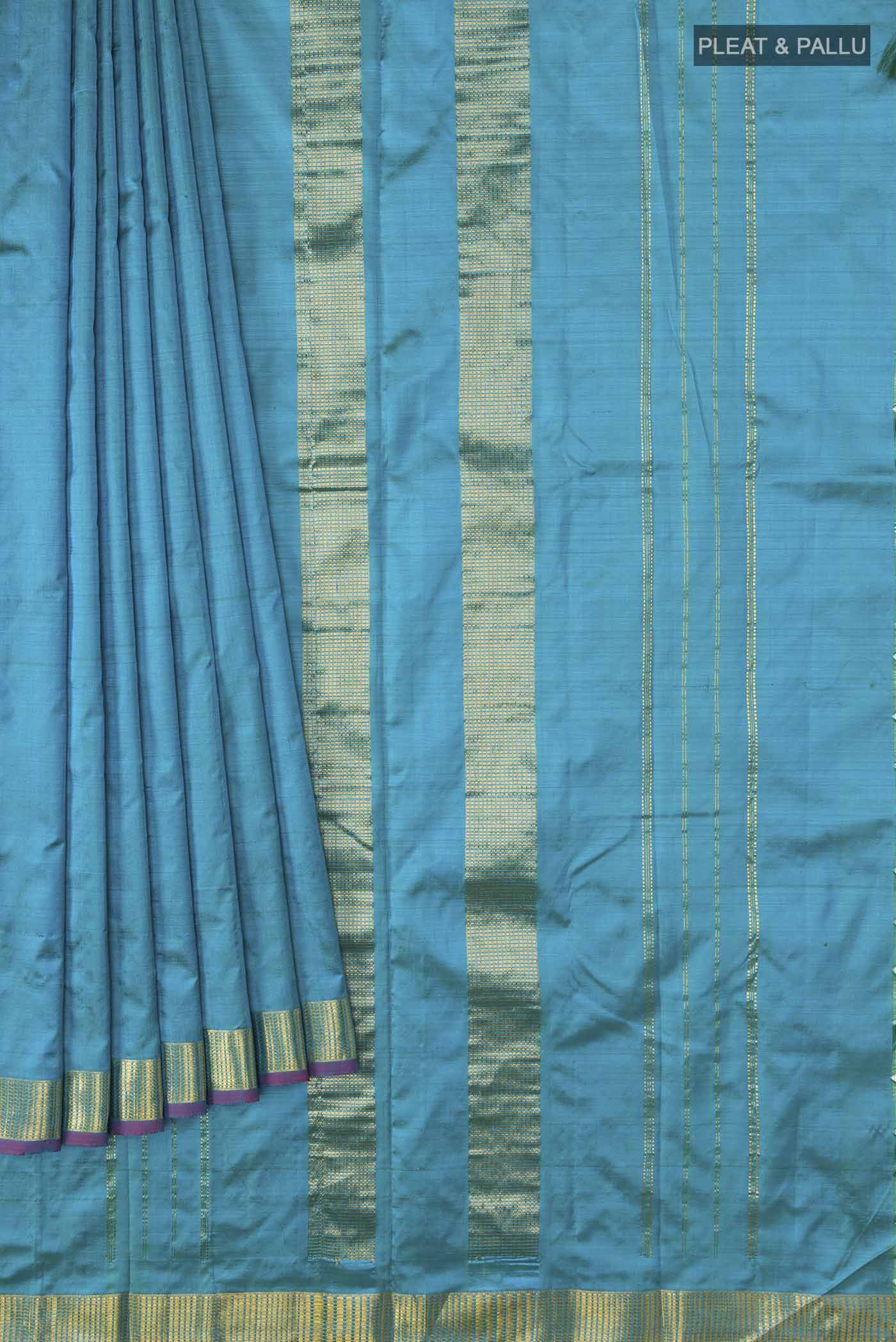 pleats pallu