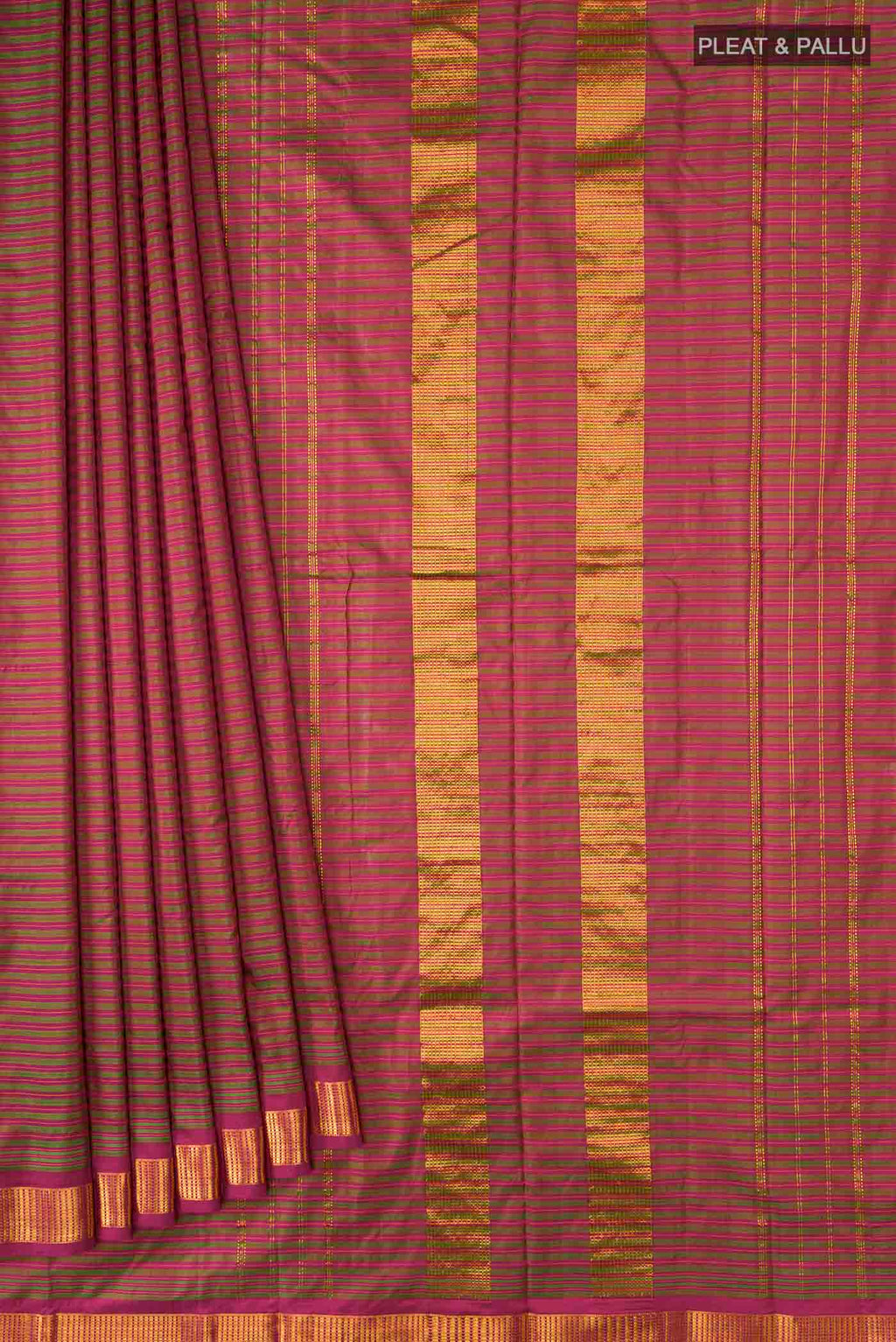 pleats pallu