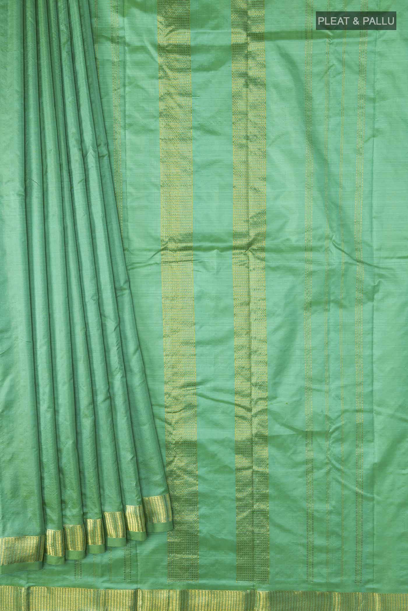 pleats pallu