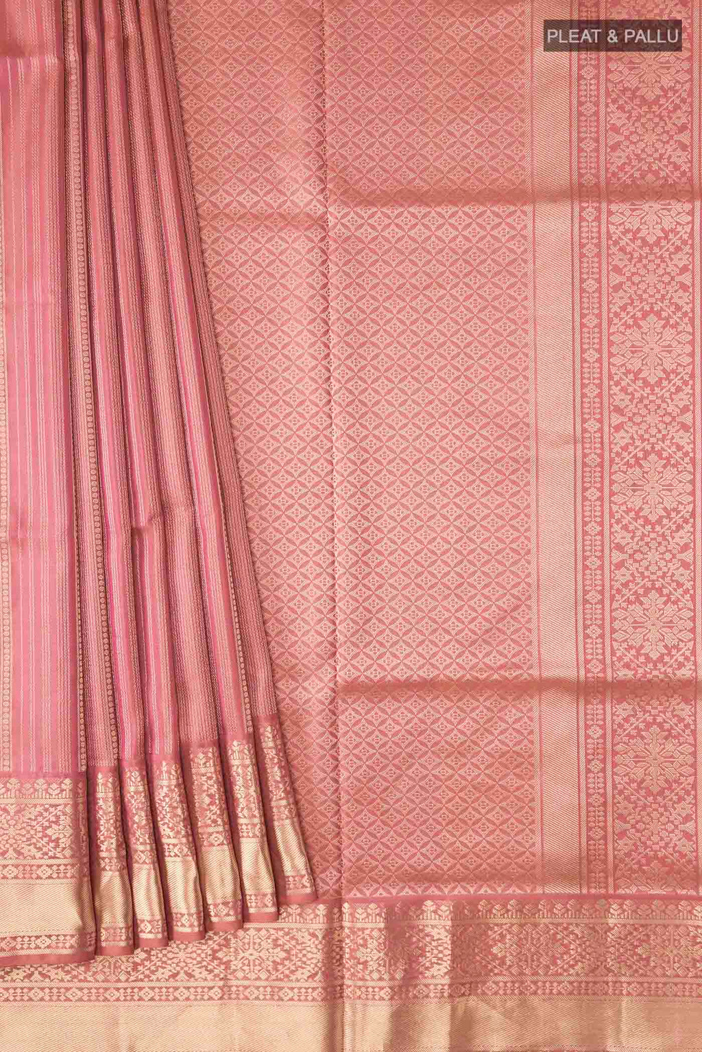 pleats pallu