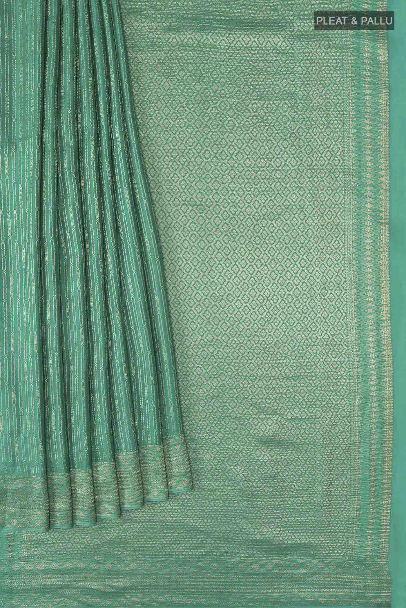 pleats pallu