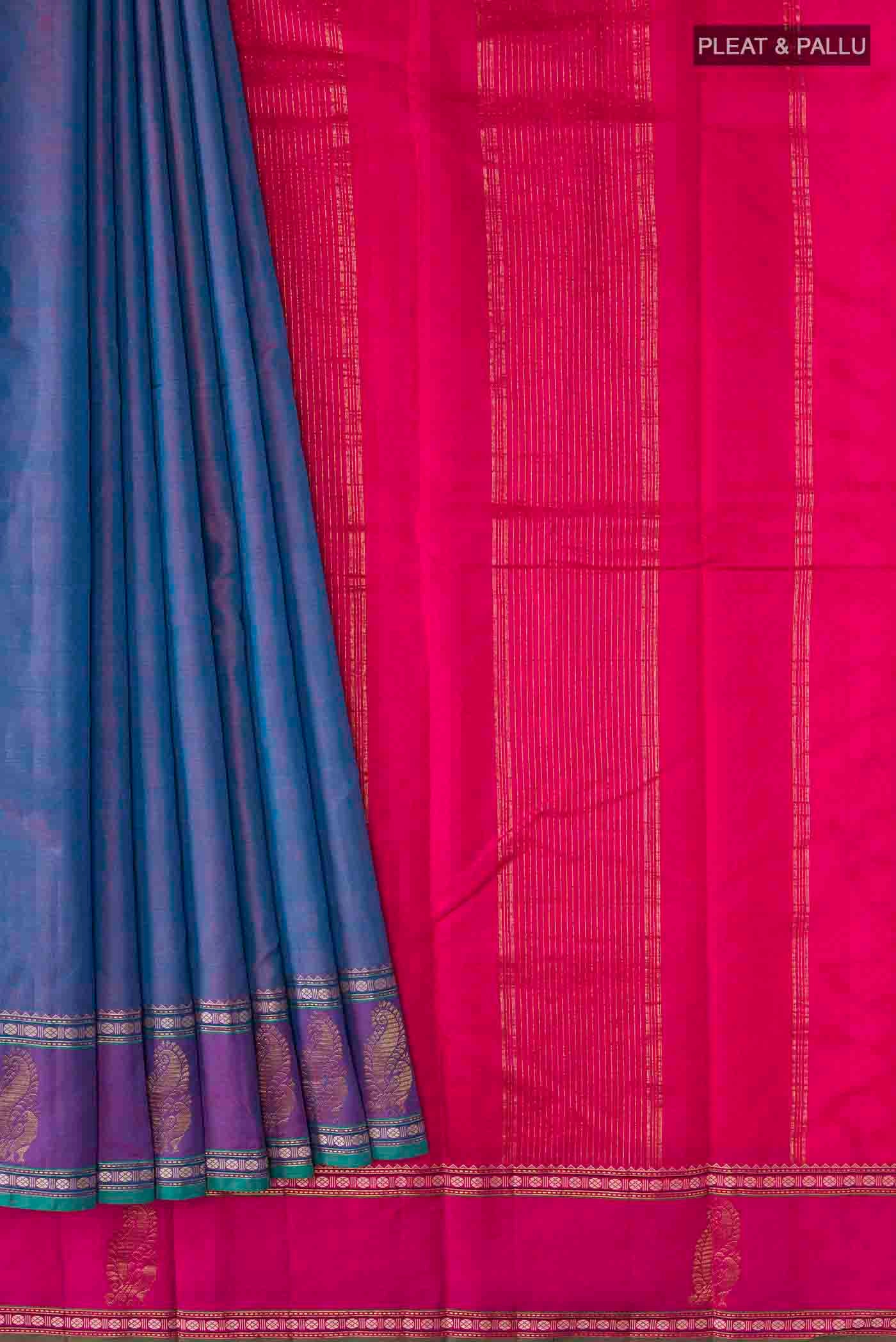 pleats pallu