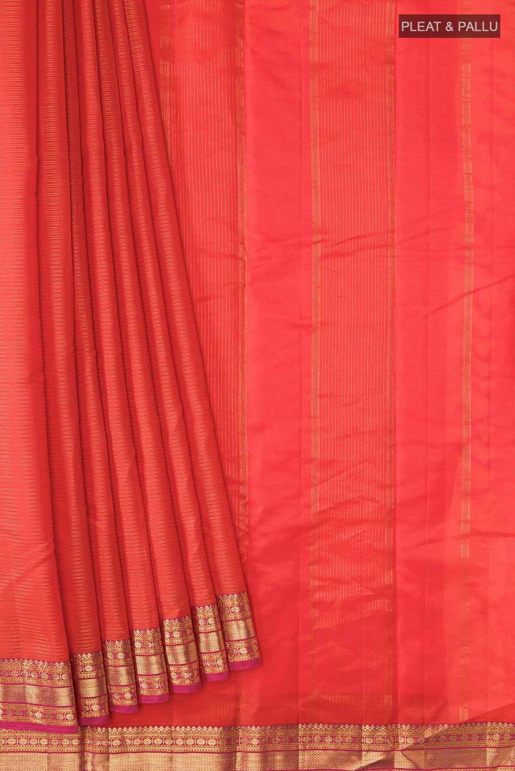 pleats pallu