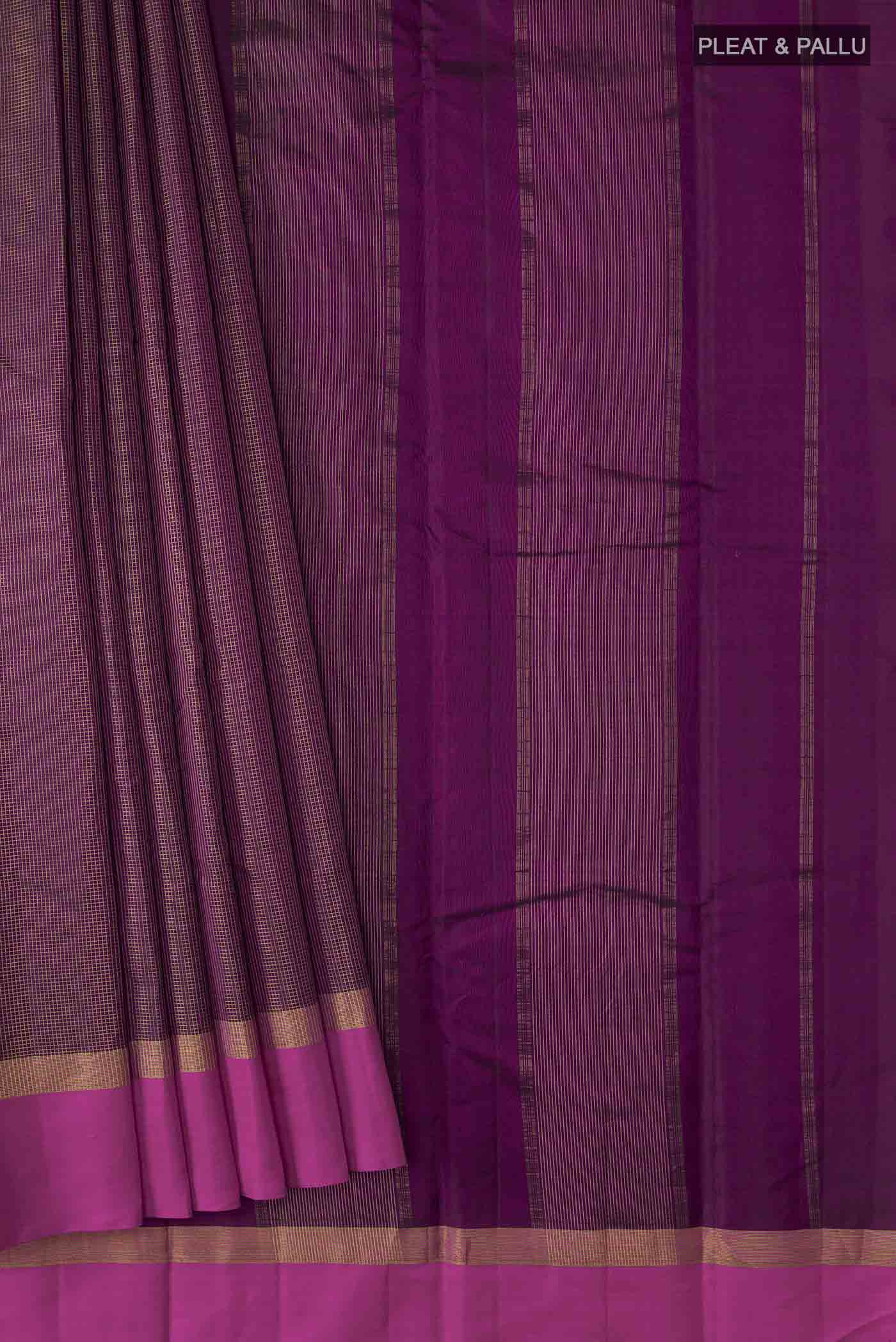 pleats pallu