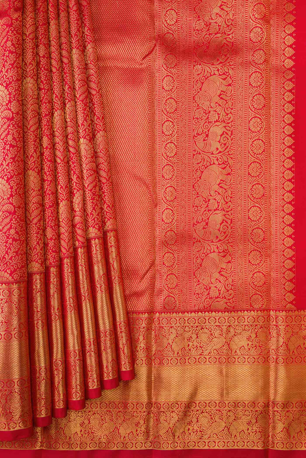 pleats pallu