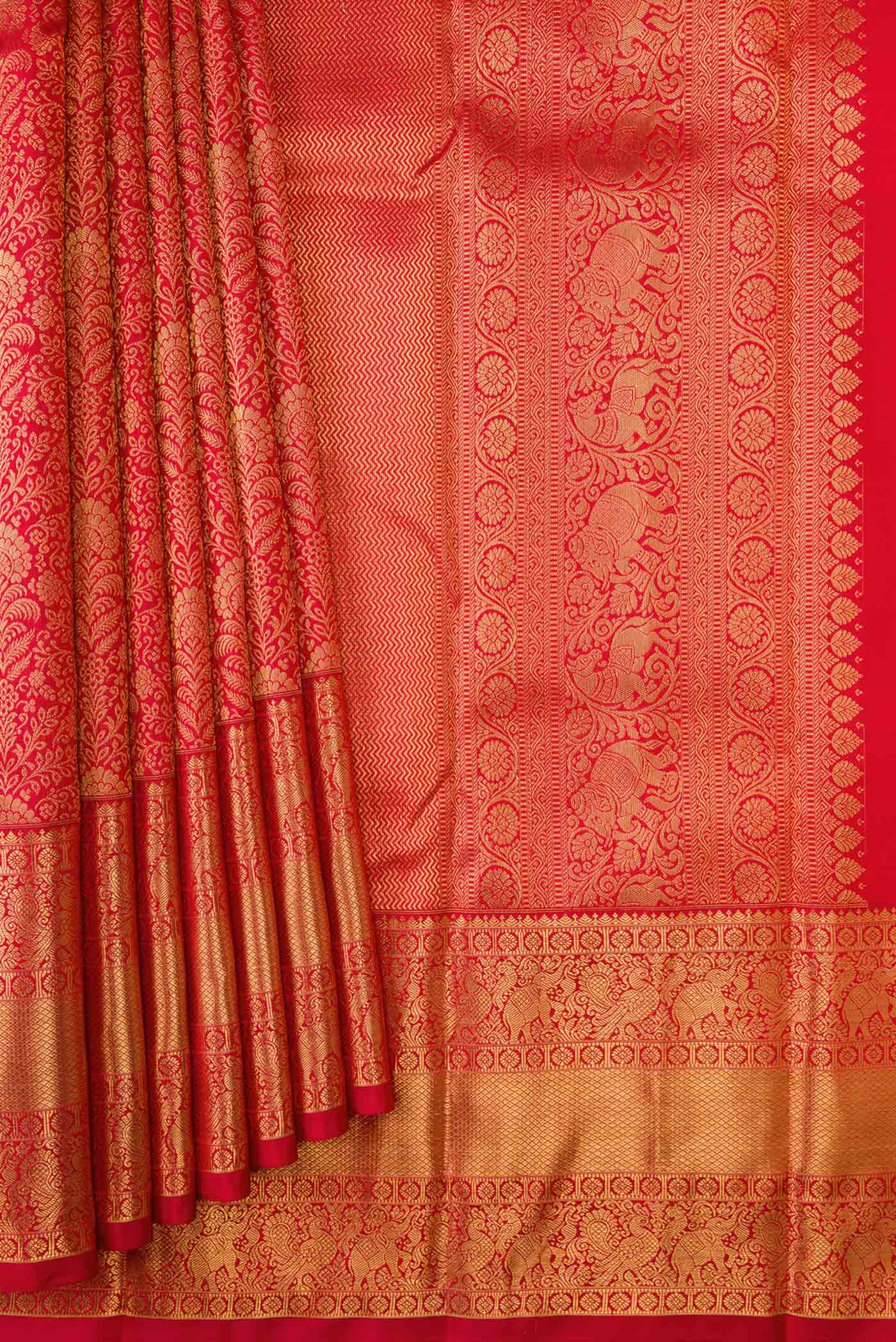 pleats pallu