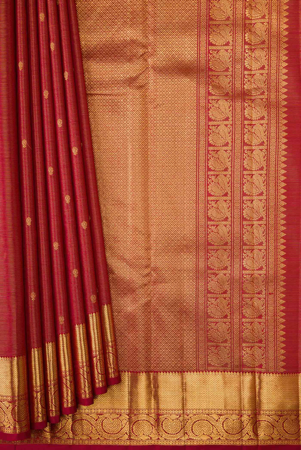 pleats pallu