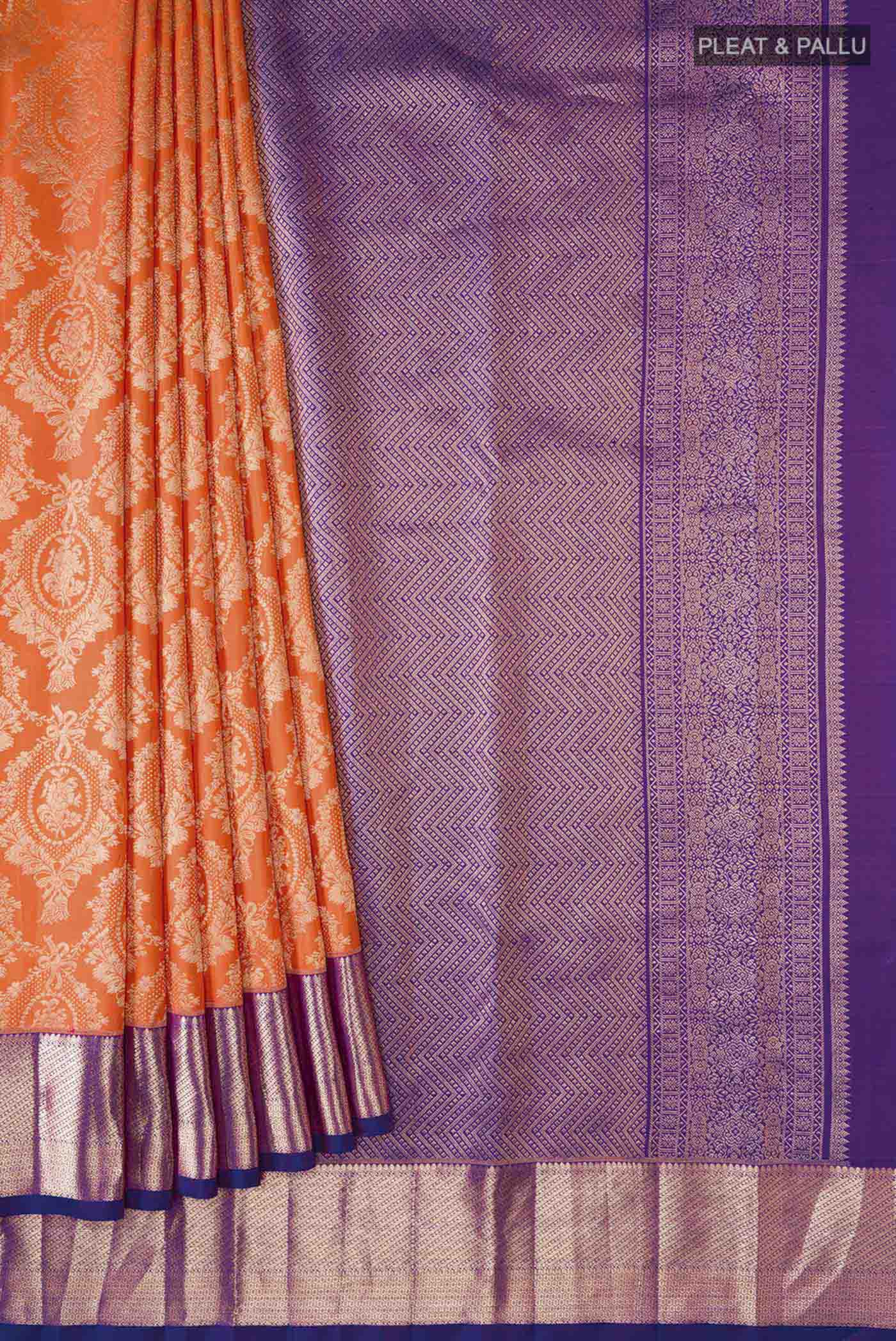 pleats pallu