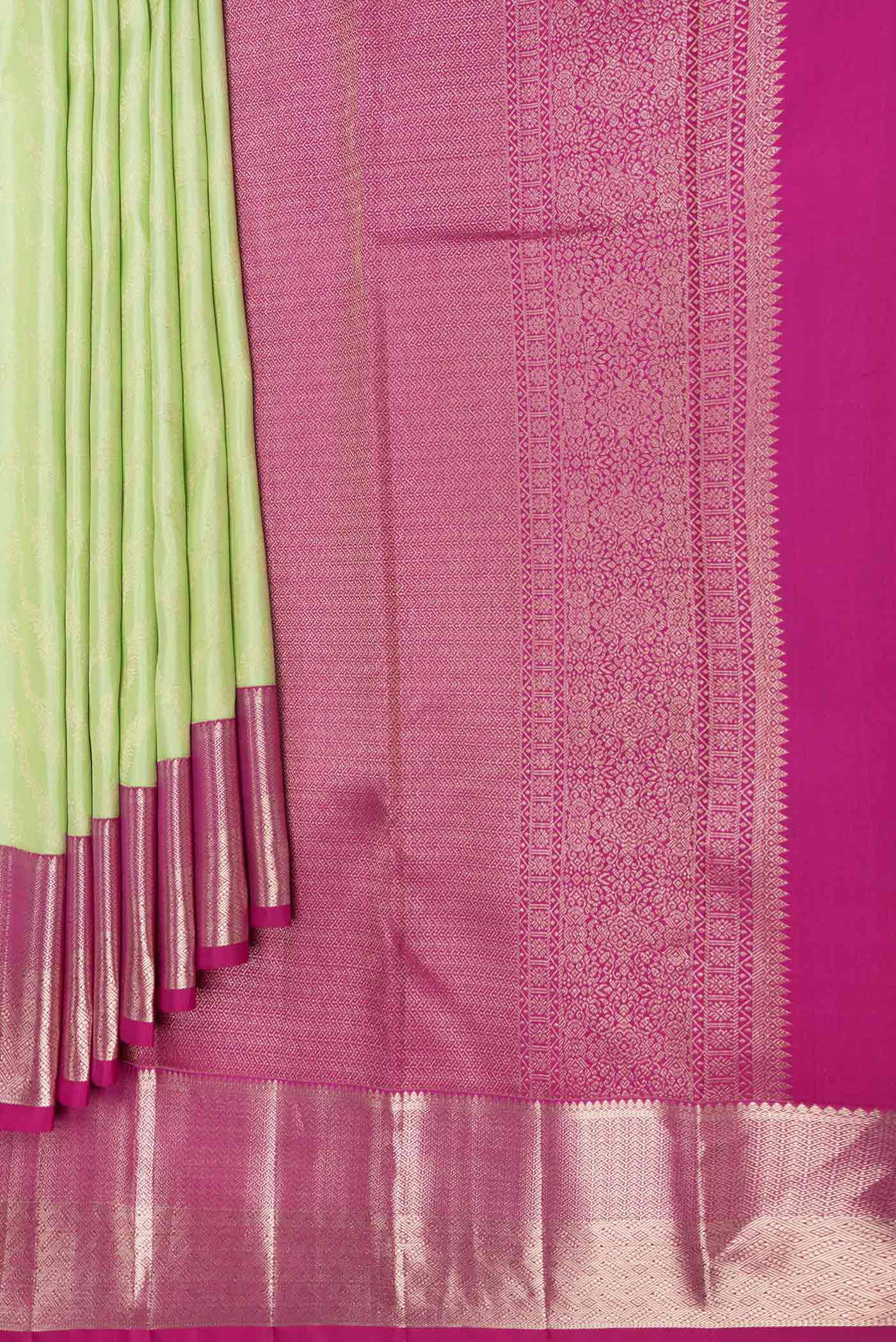 pleats pallu