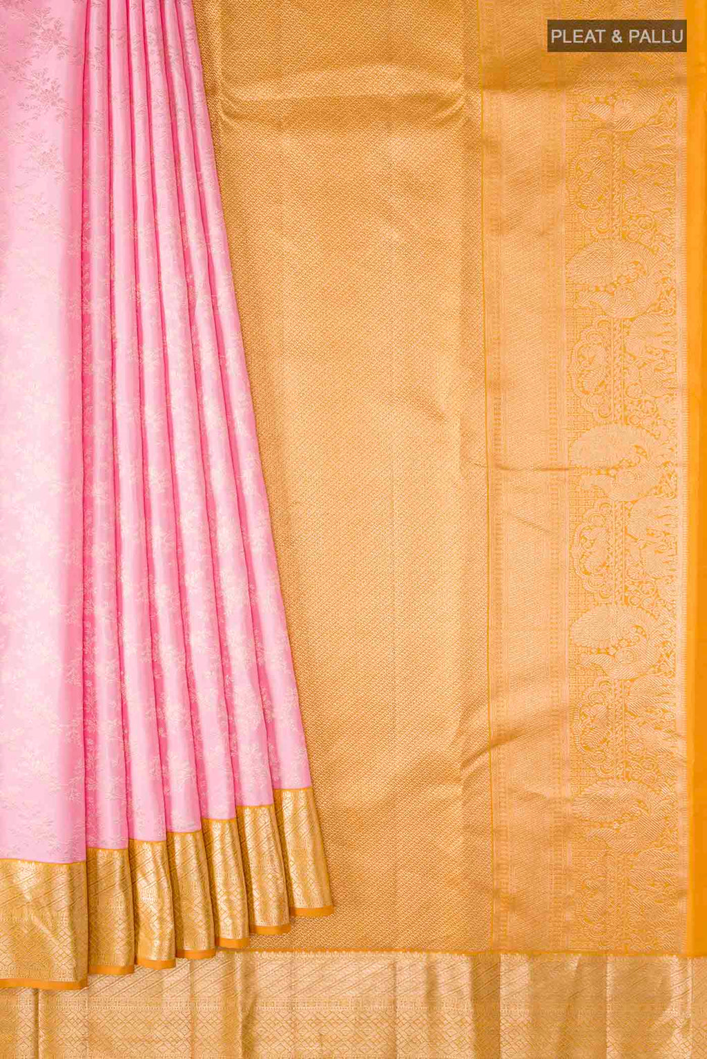 pleats pallu