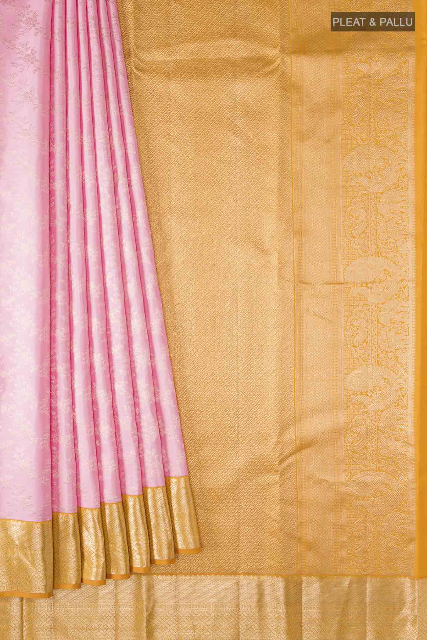 pleats pallu