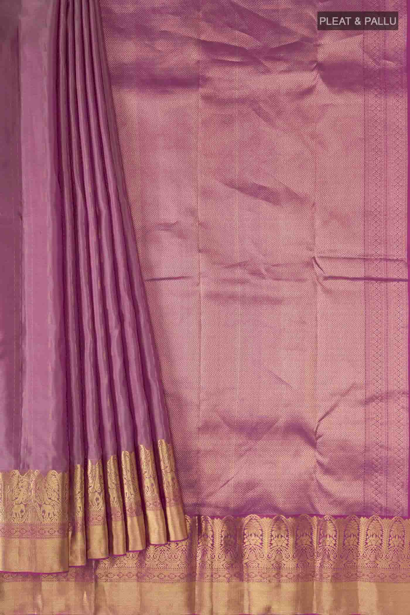 pleats pallu