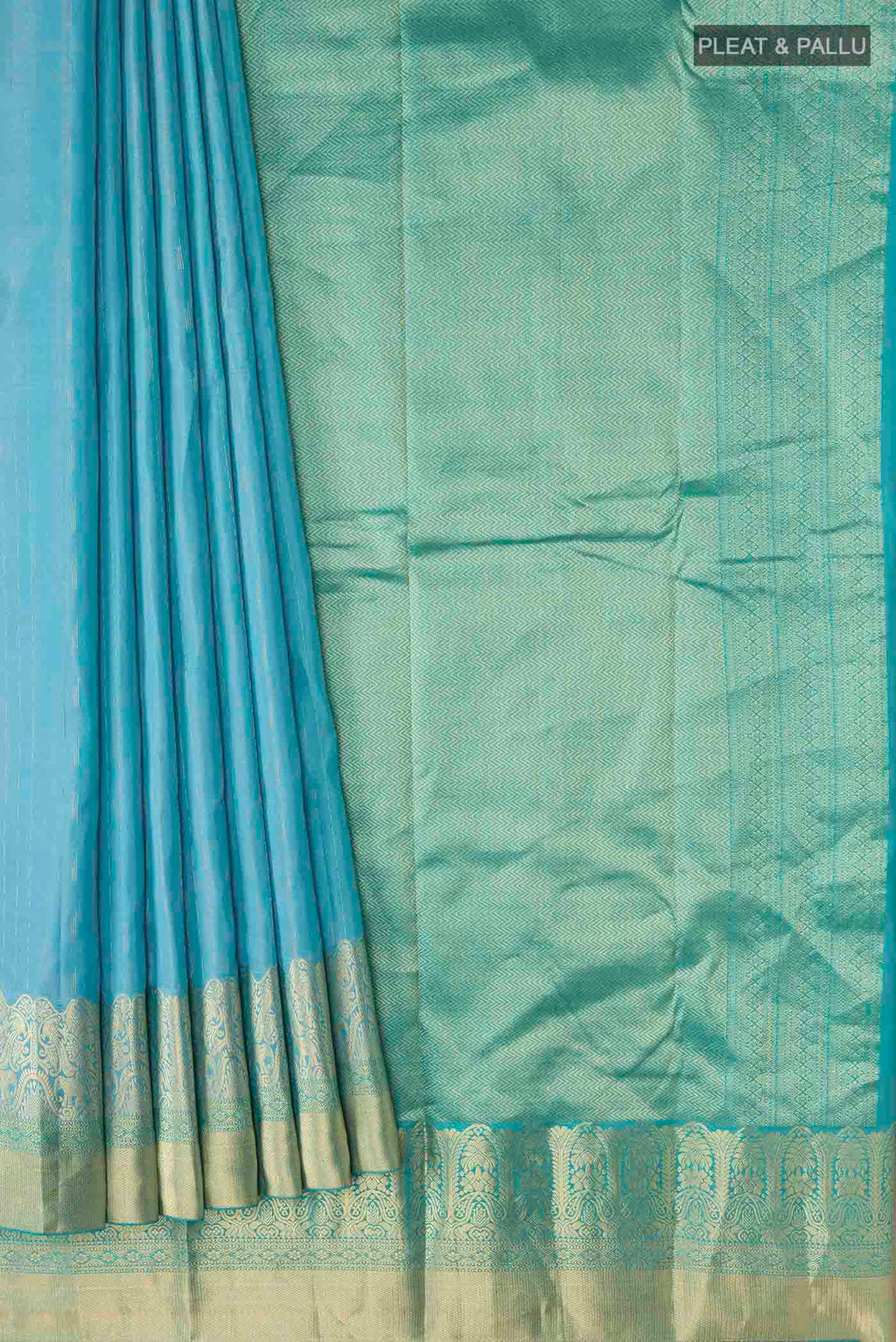 pleats pallu