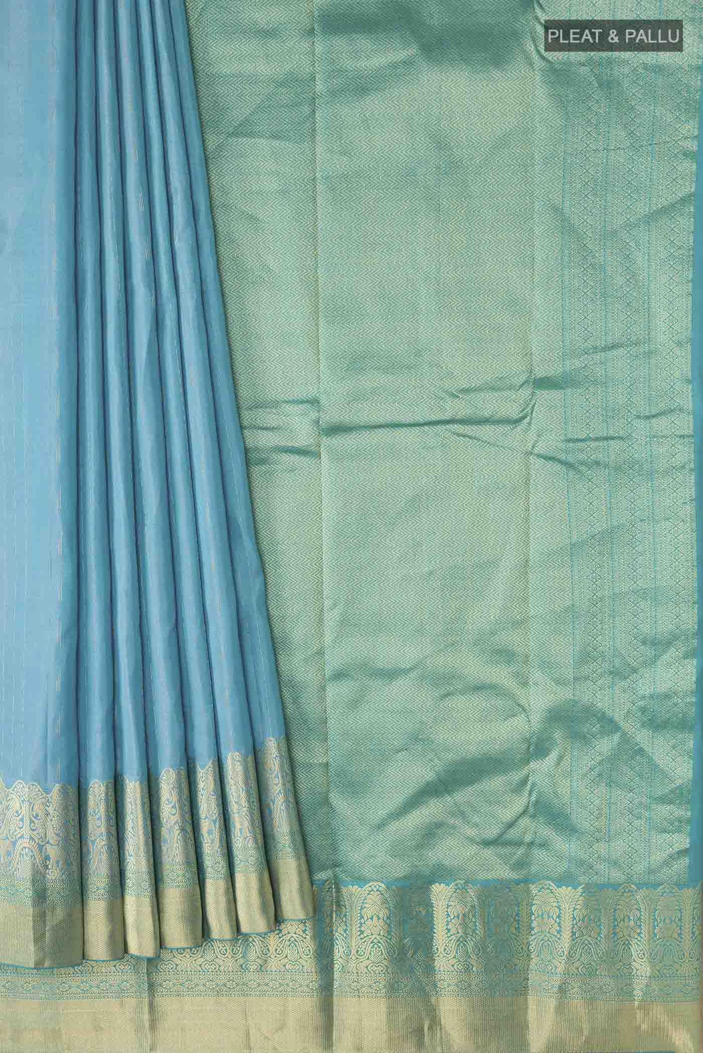 pleats pallu