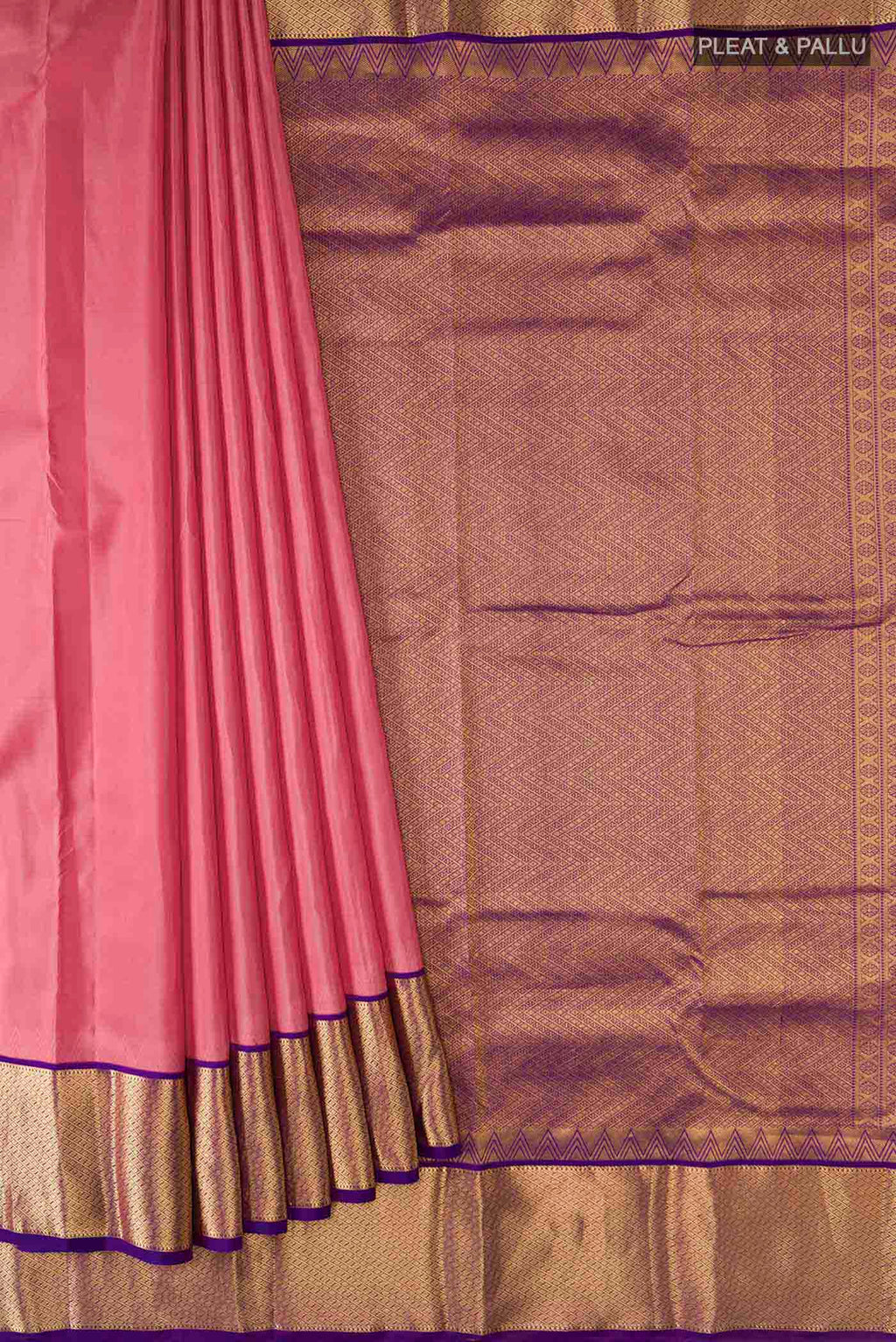 pleats pallu