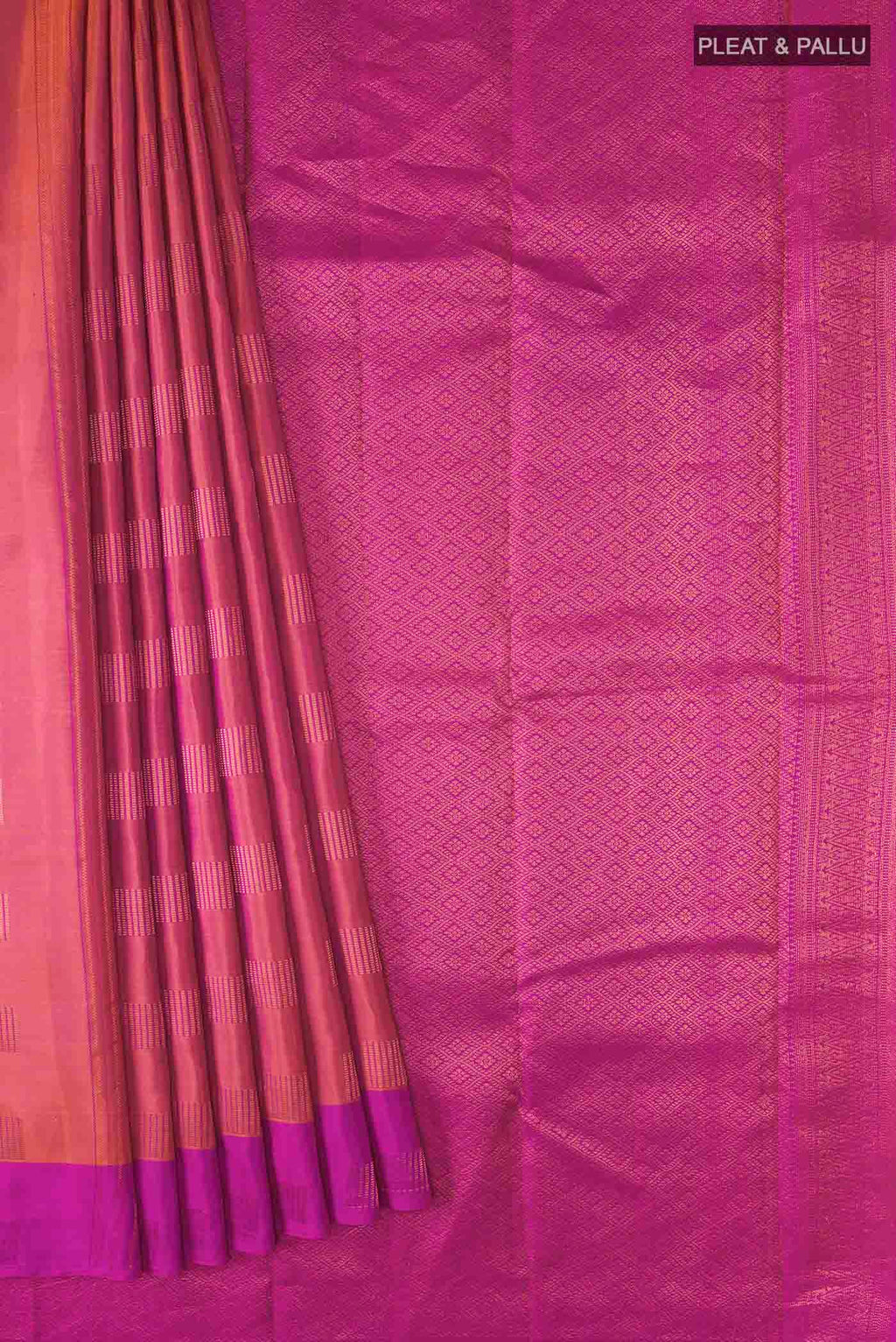 pleats pallu