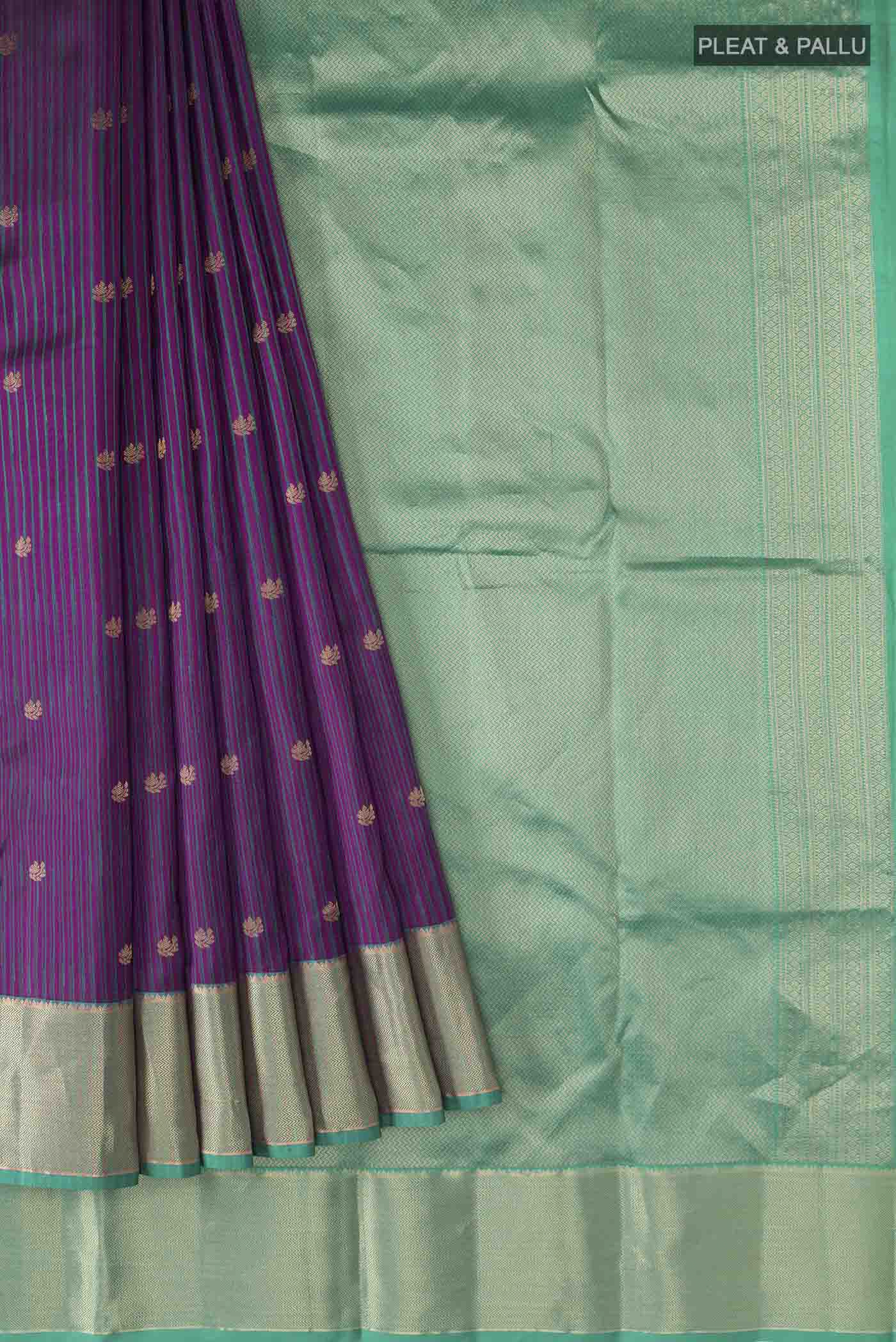 pleats pallu