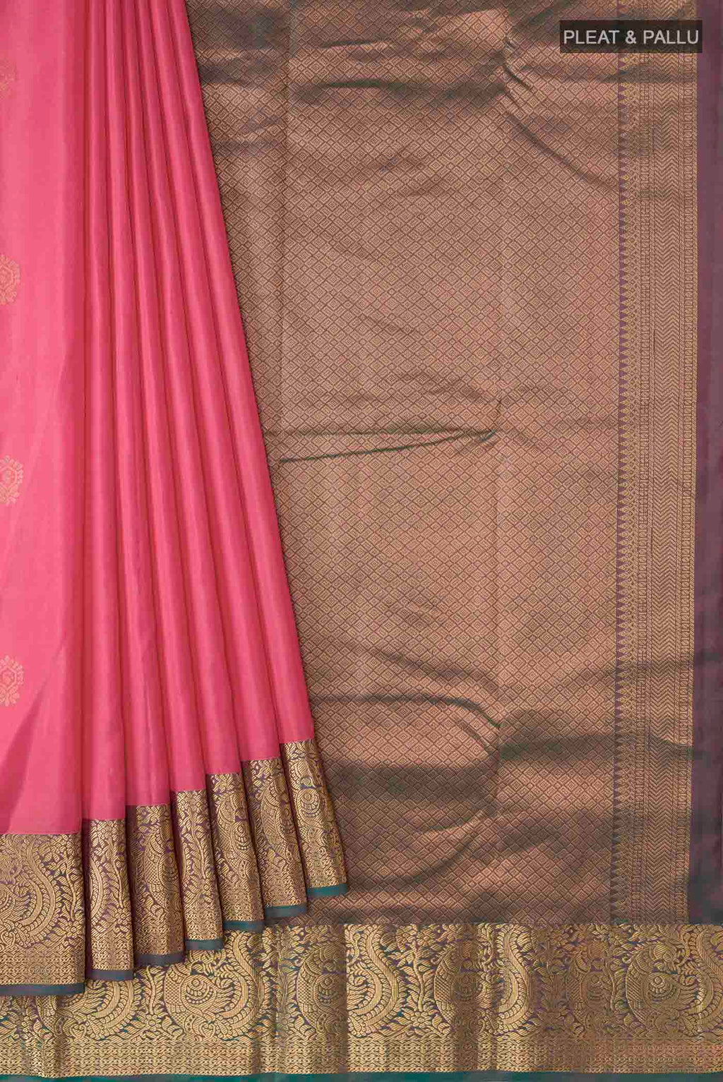 pleats pallu