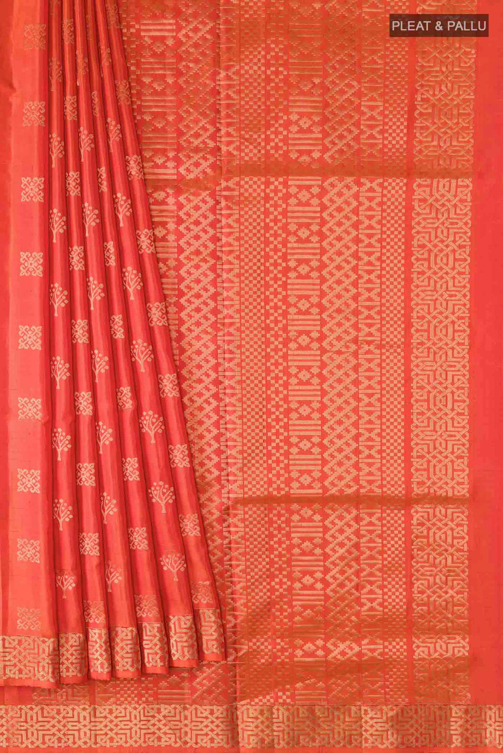 pleats pallu