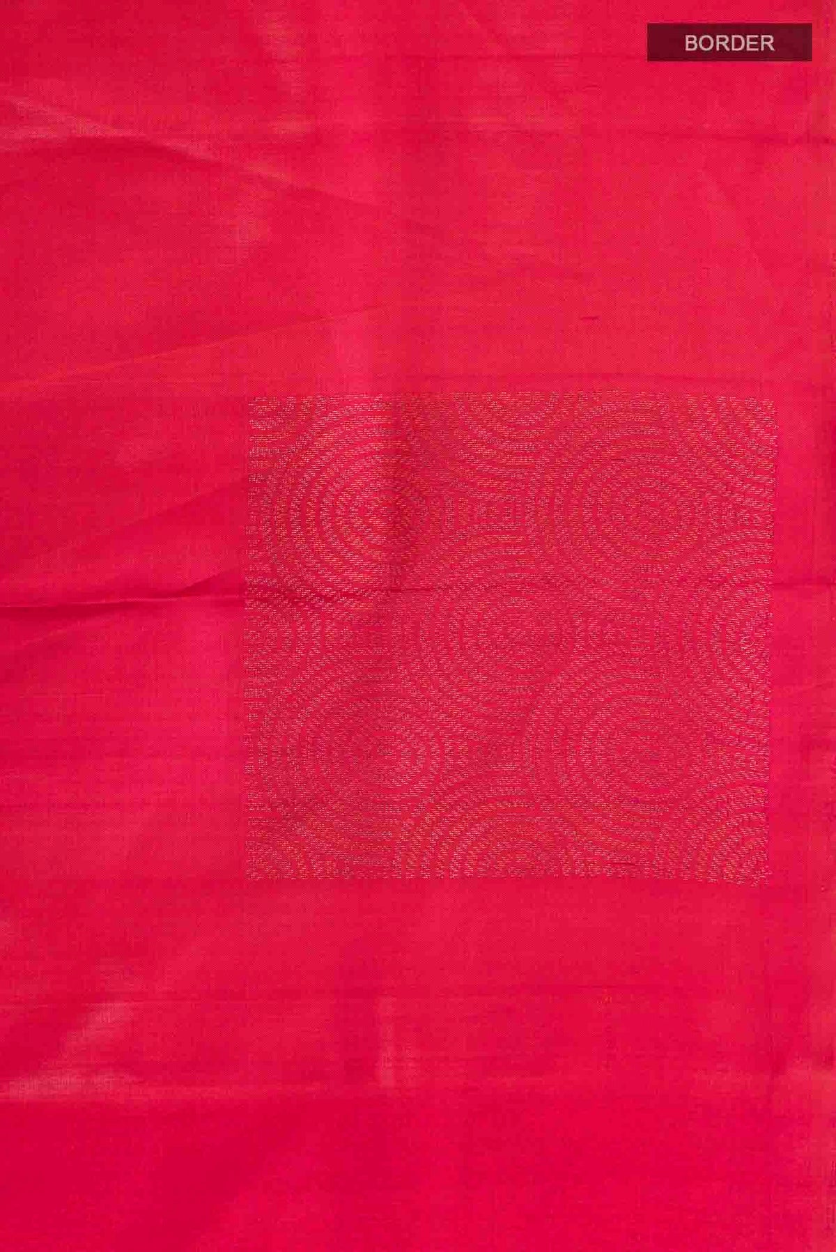 Border image of Pink Soft Silk Saree with Zari Butta on the body and Without Border