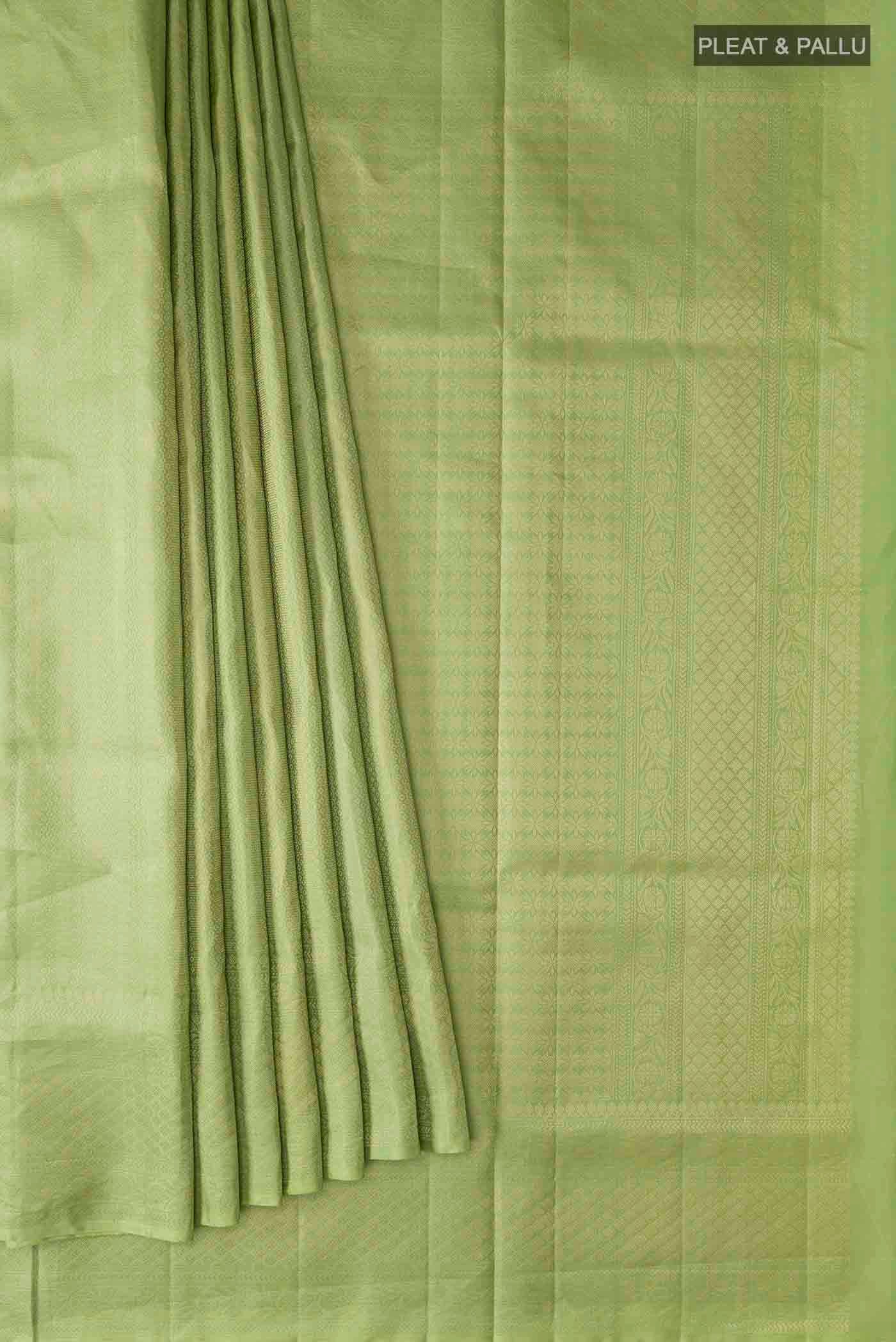 pleats pallu