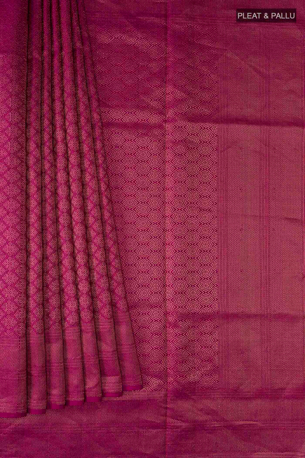 pleats pallu