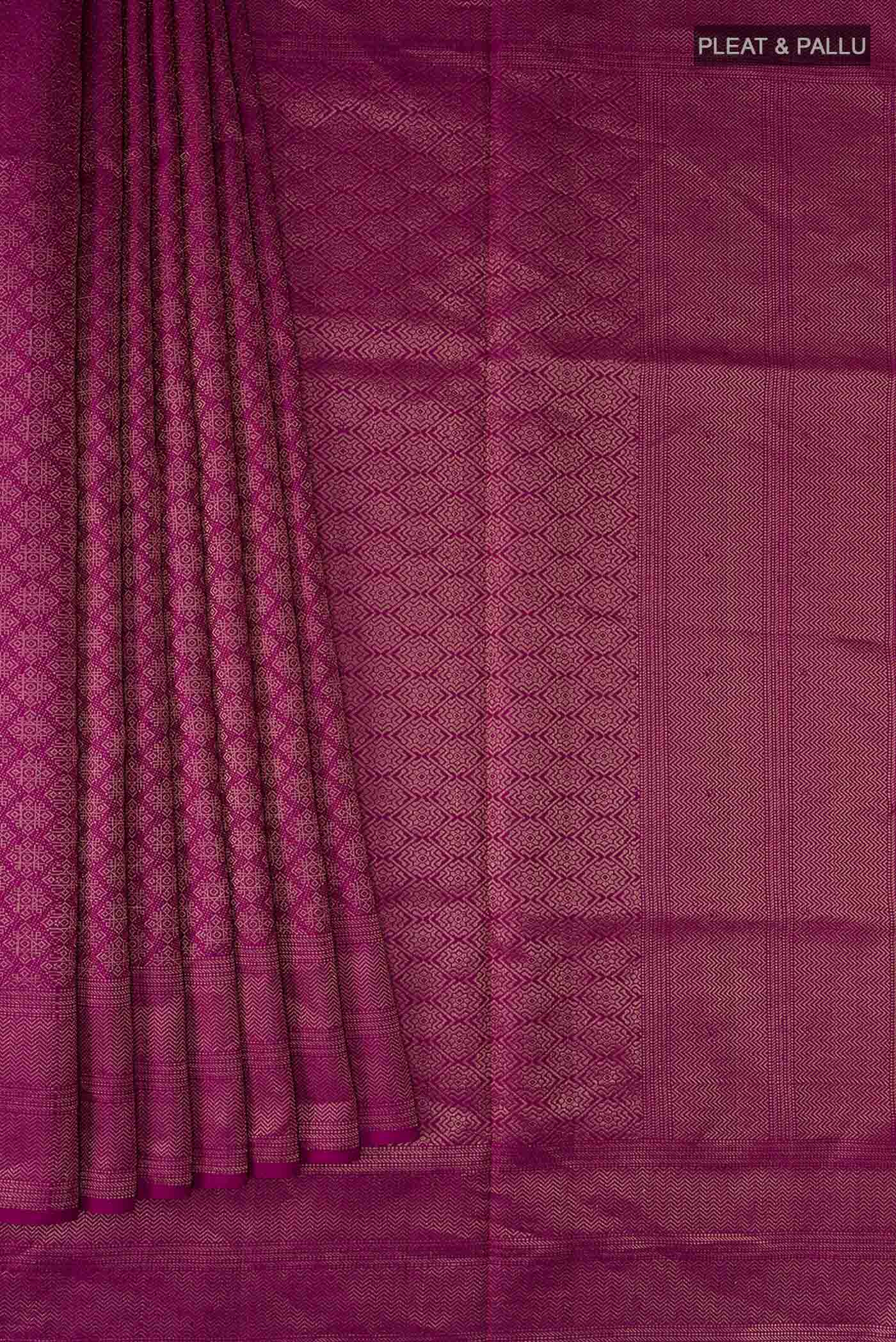 pleats pallu