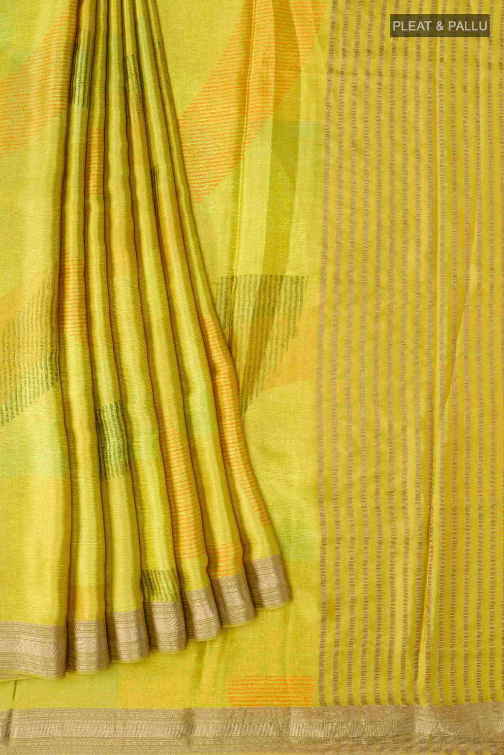 pleats pallu