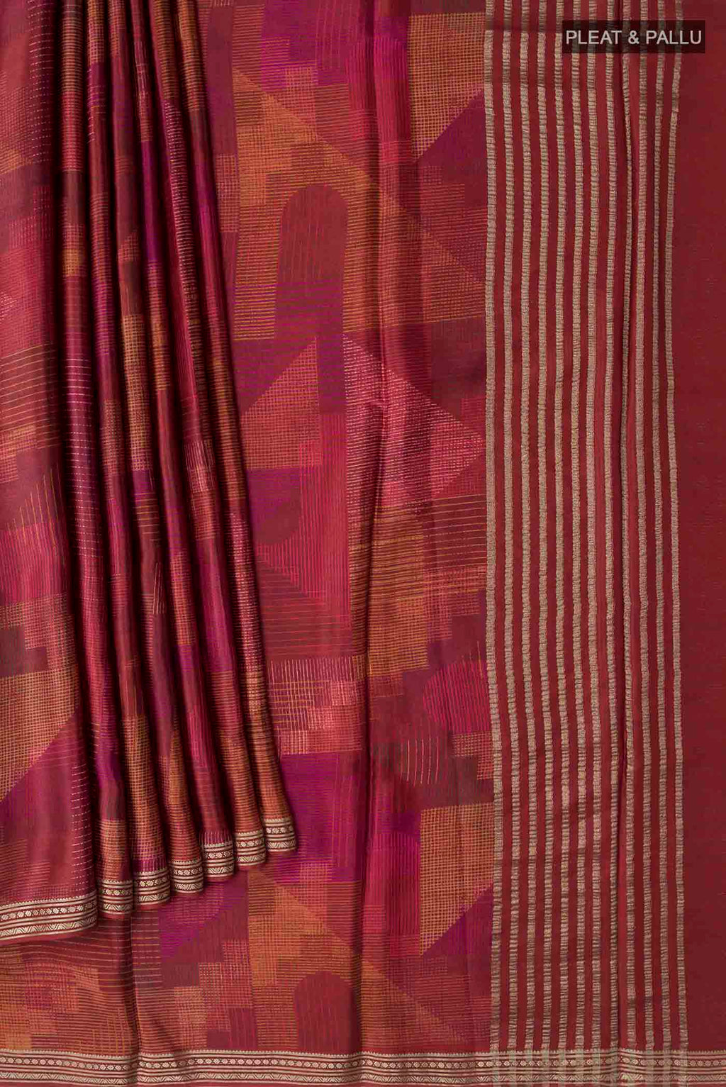 pleats pallu