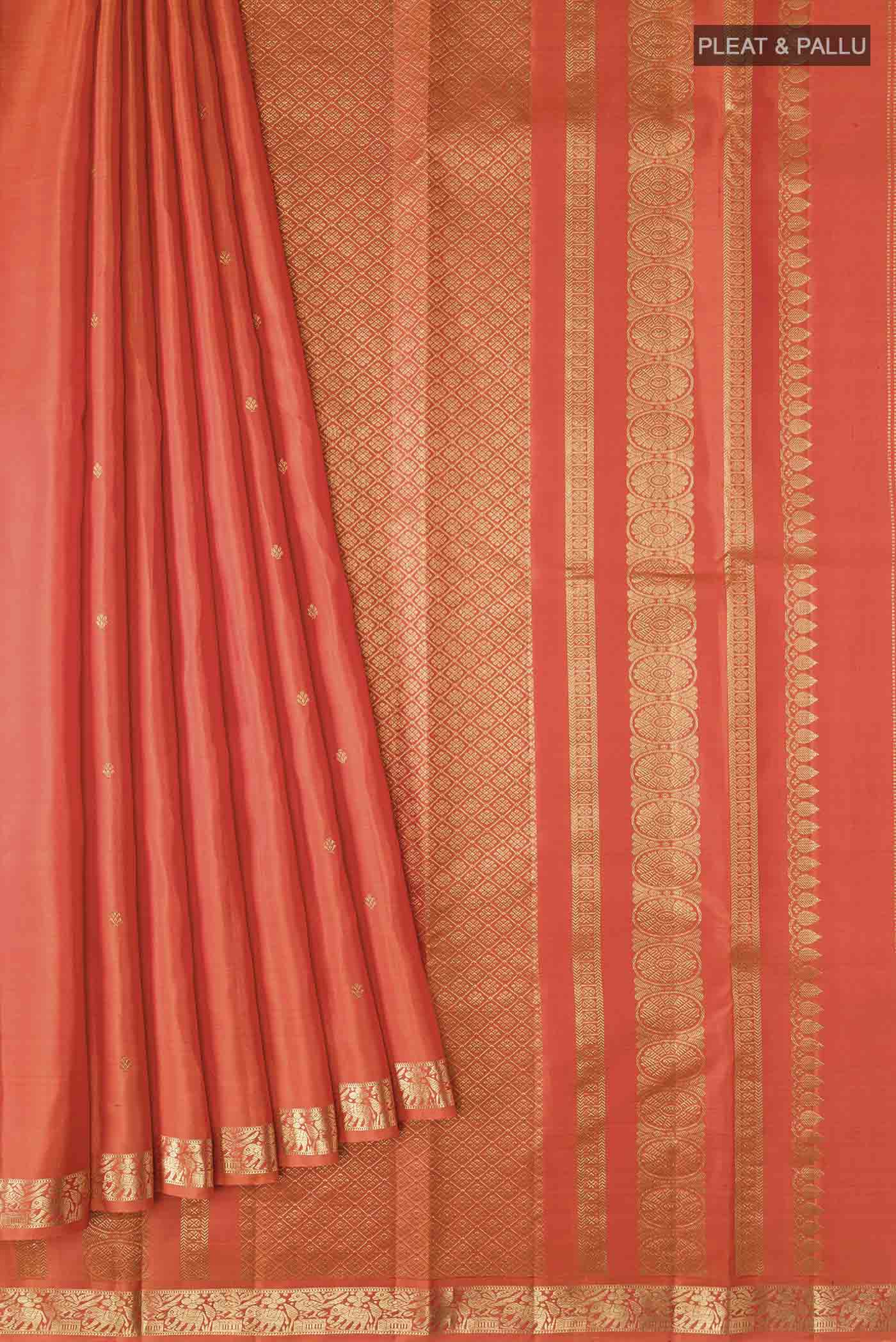 pleats pallu
