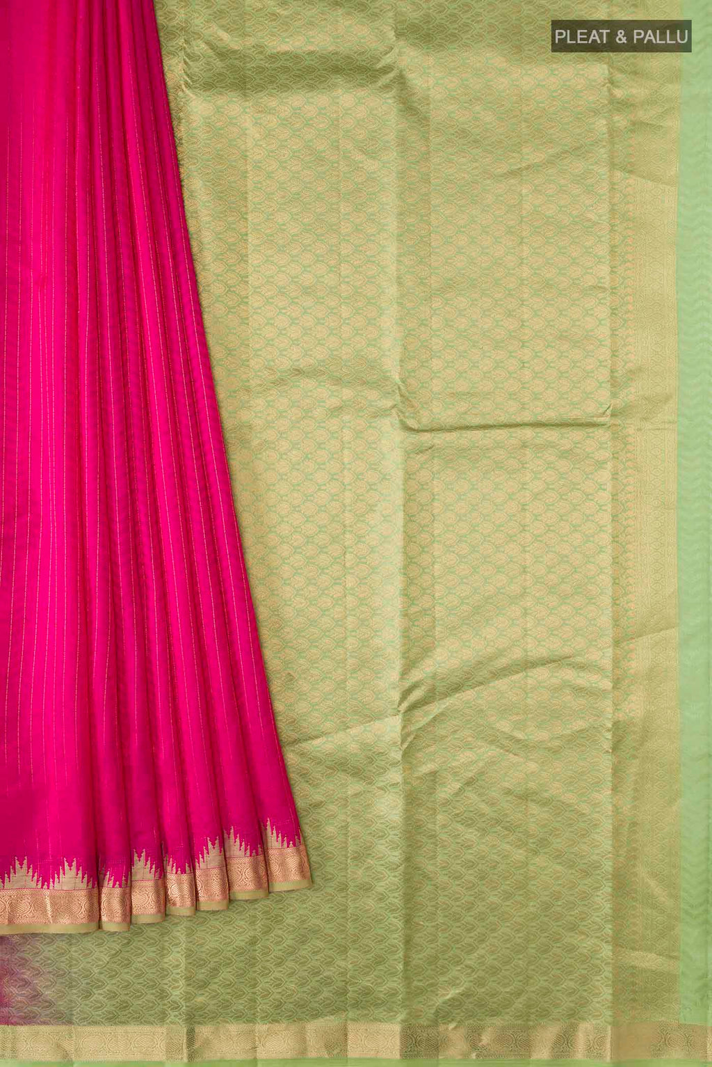pleats pallu