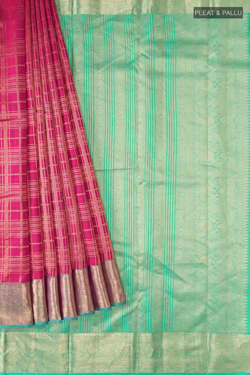 pleats pallu