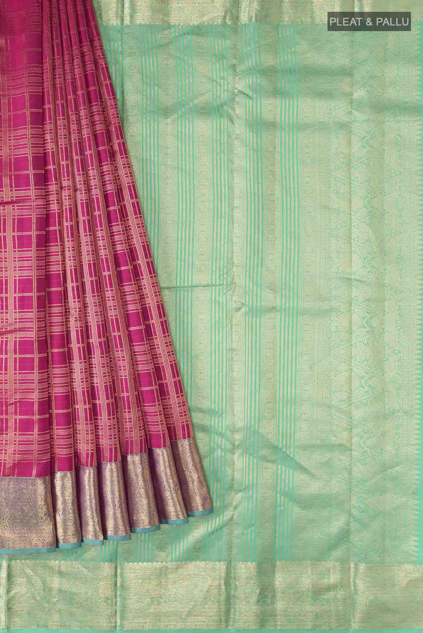 pleats pallu