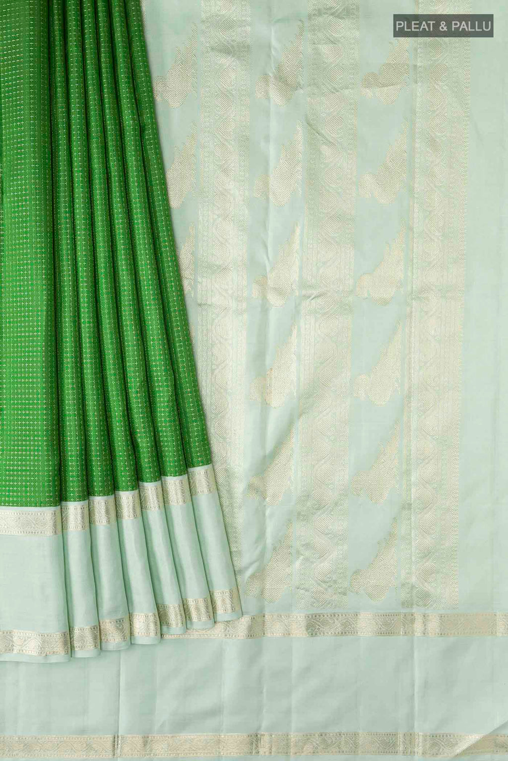 pleats pallu