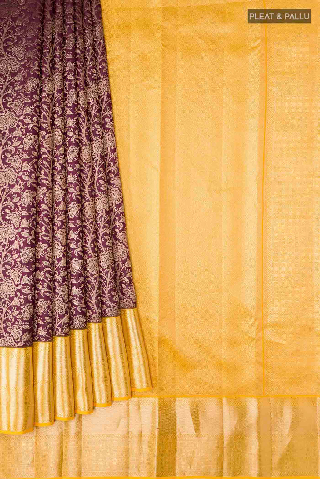 pleats pallu