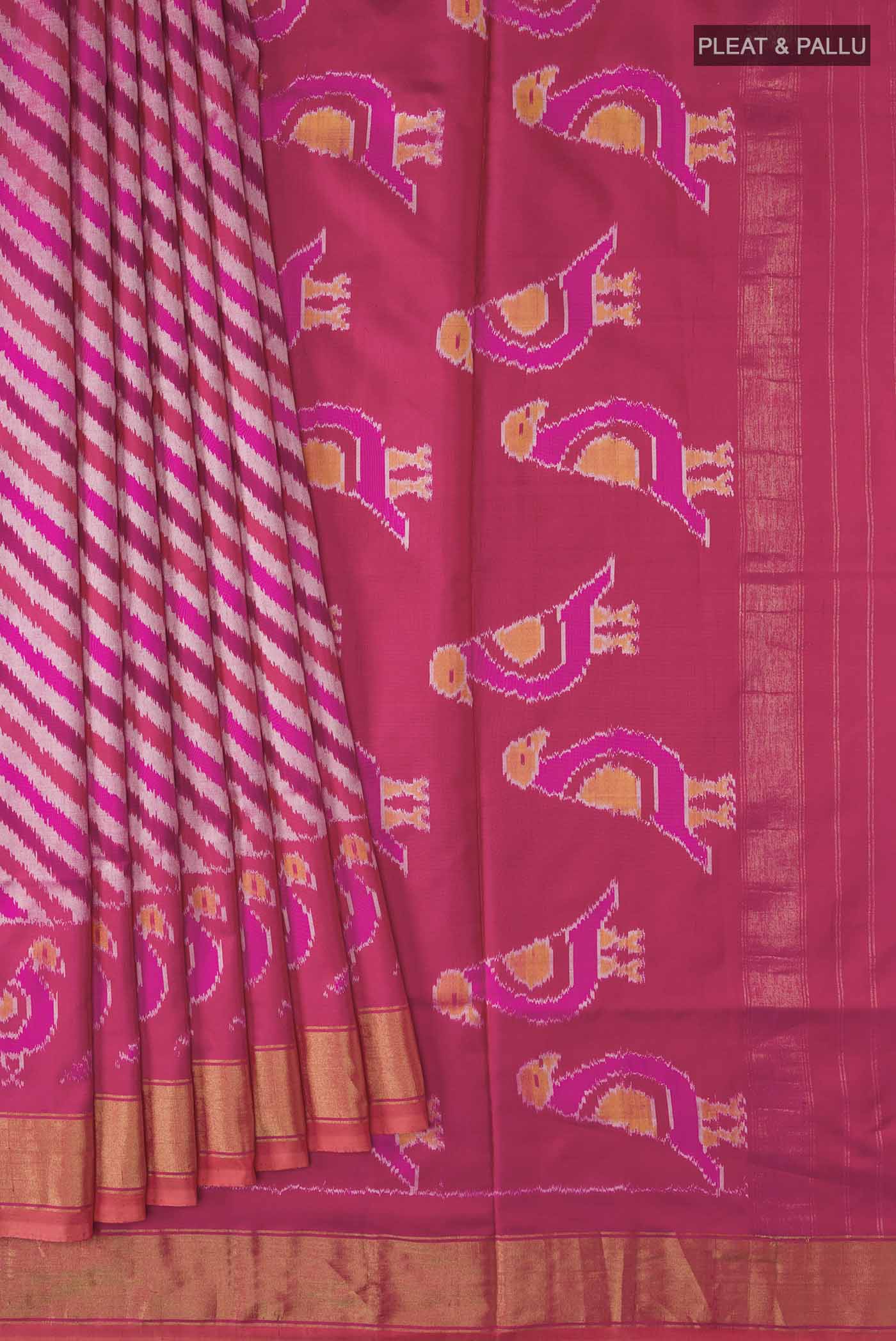 pleats pallu