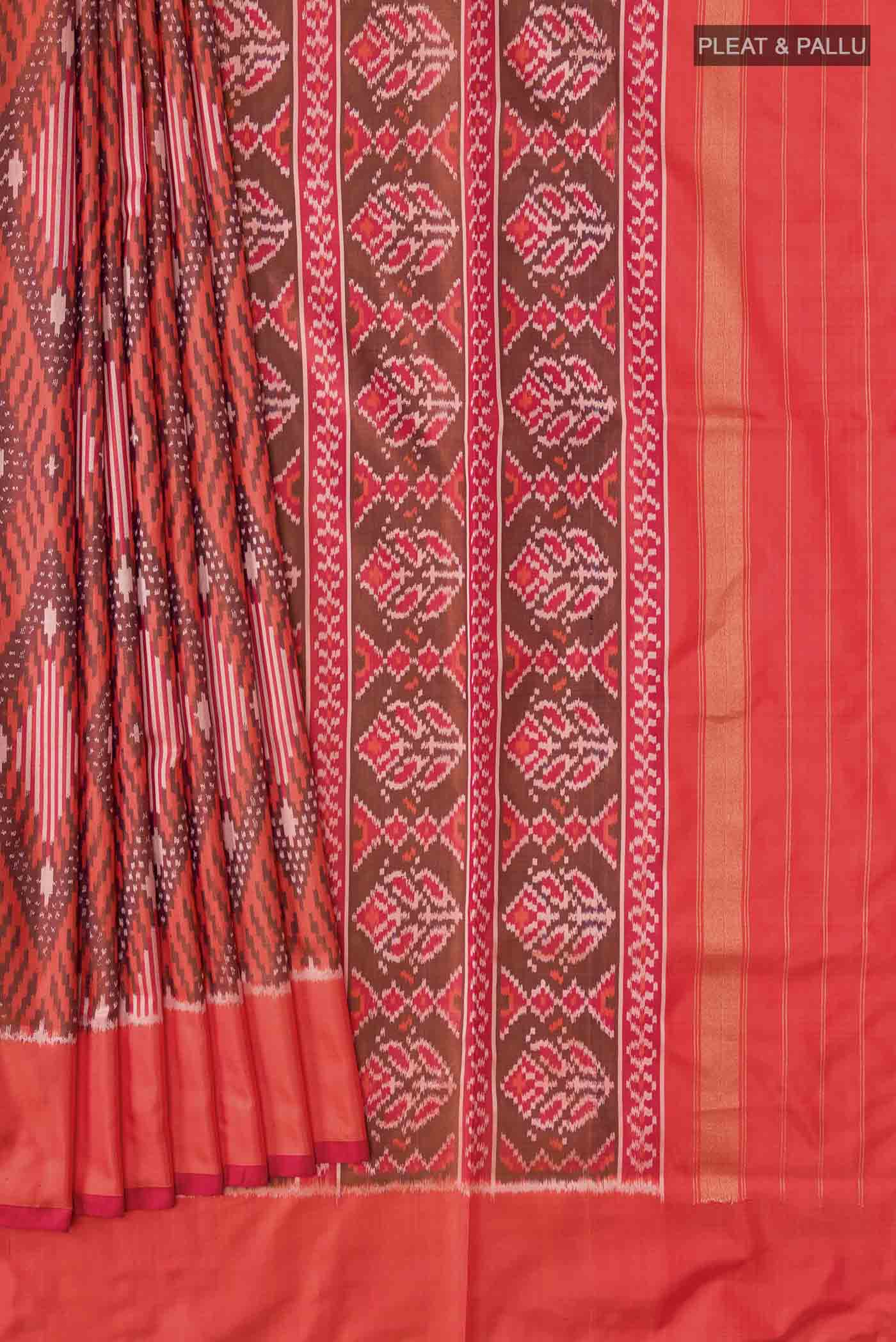 pleats pallu