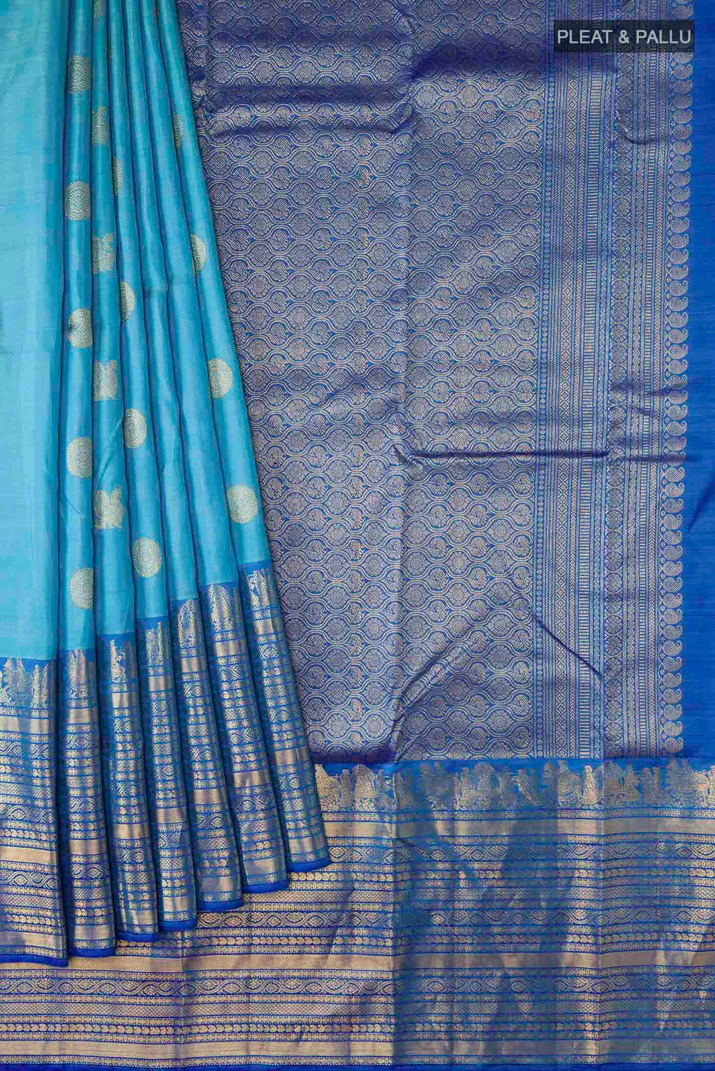 pleats pallu