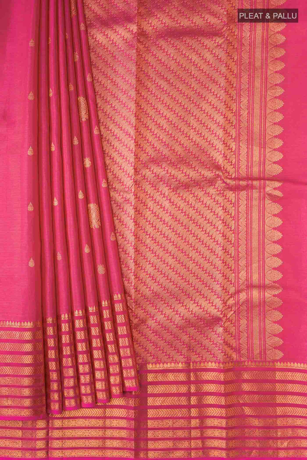pleats pallu