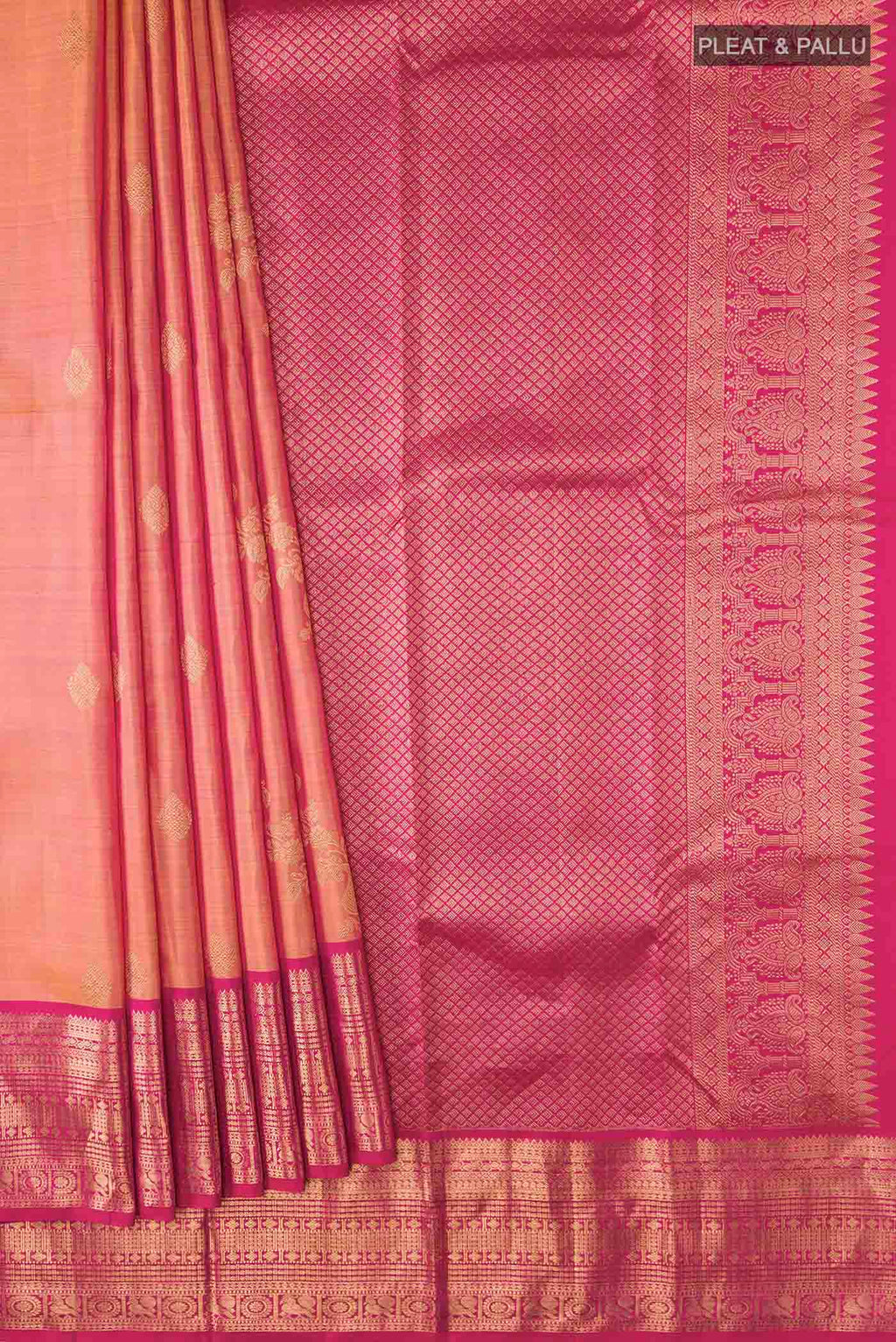 pleats pallu