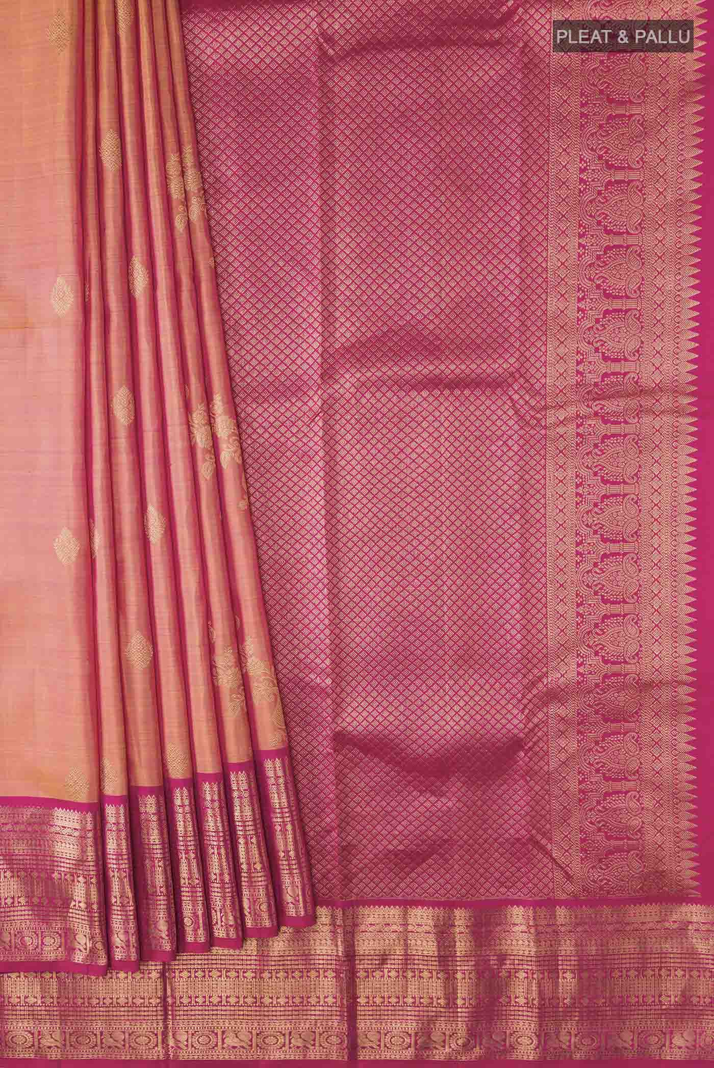 pleats pallu