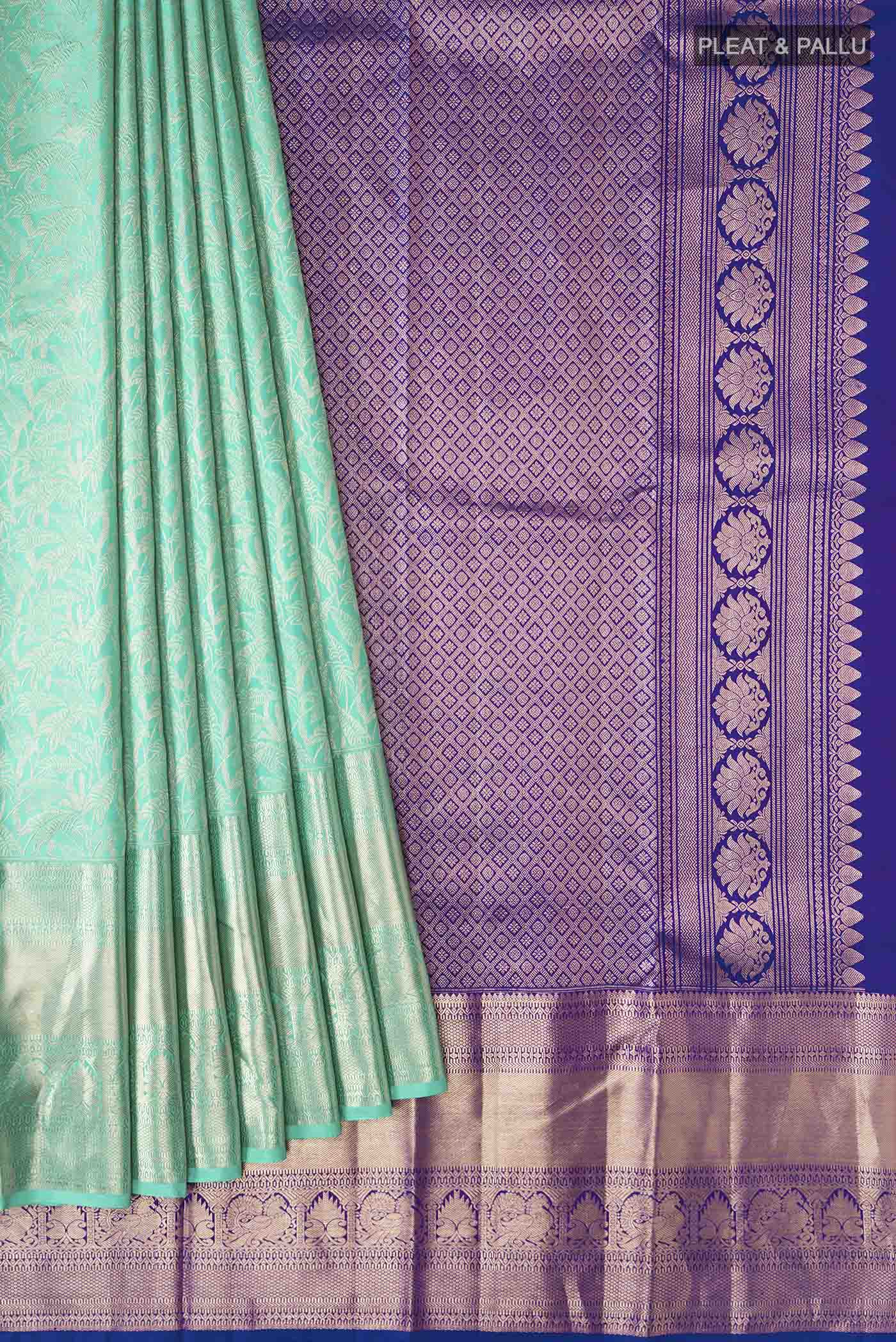 pleats pallu
