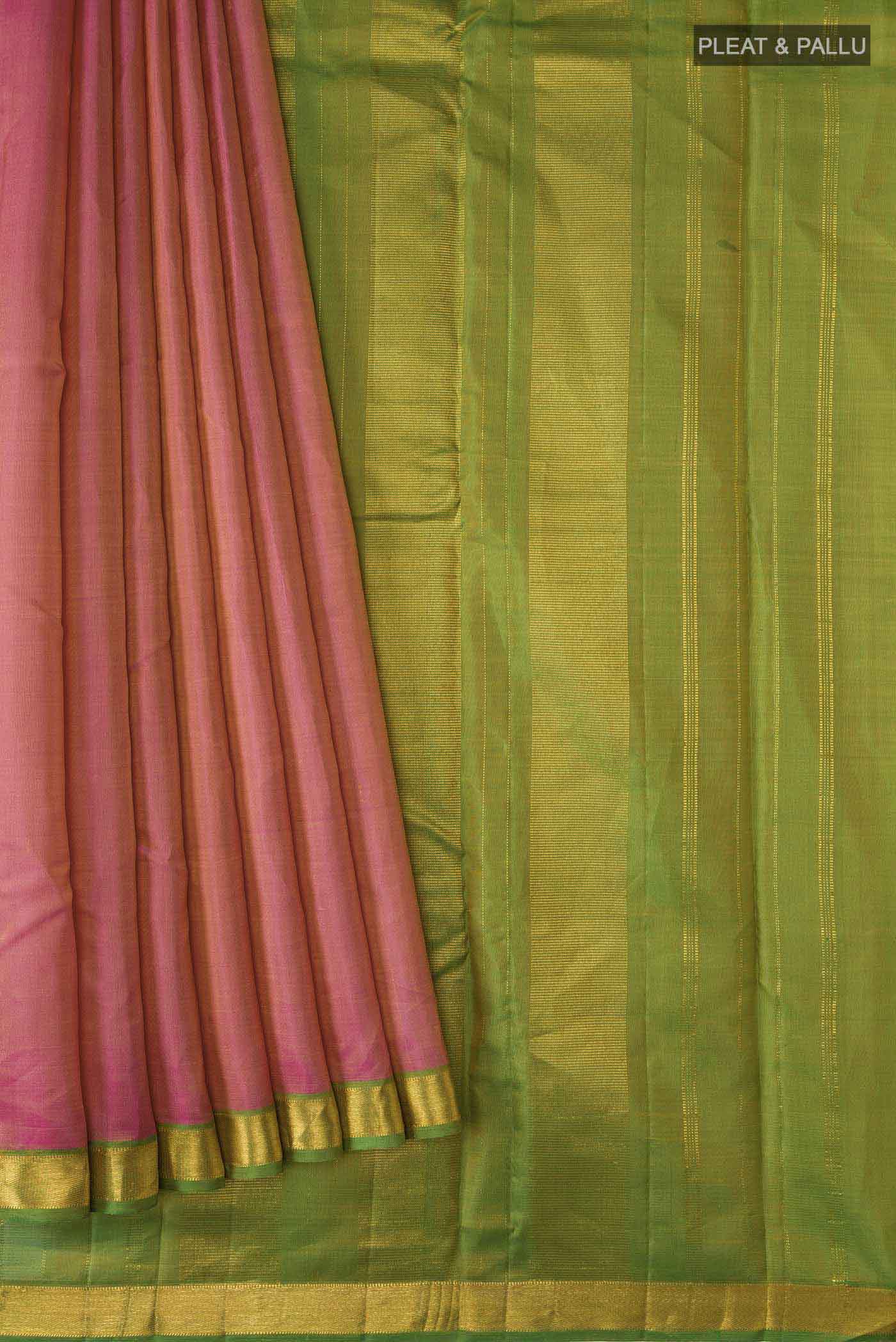 pleats pallu