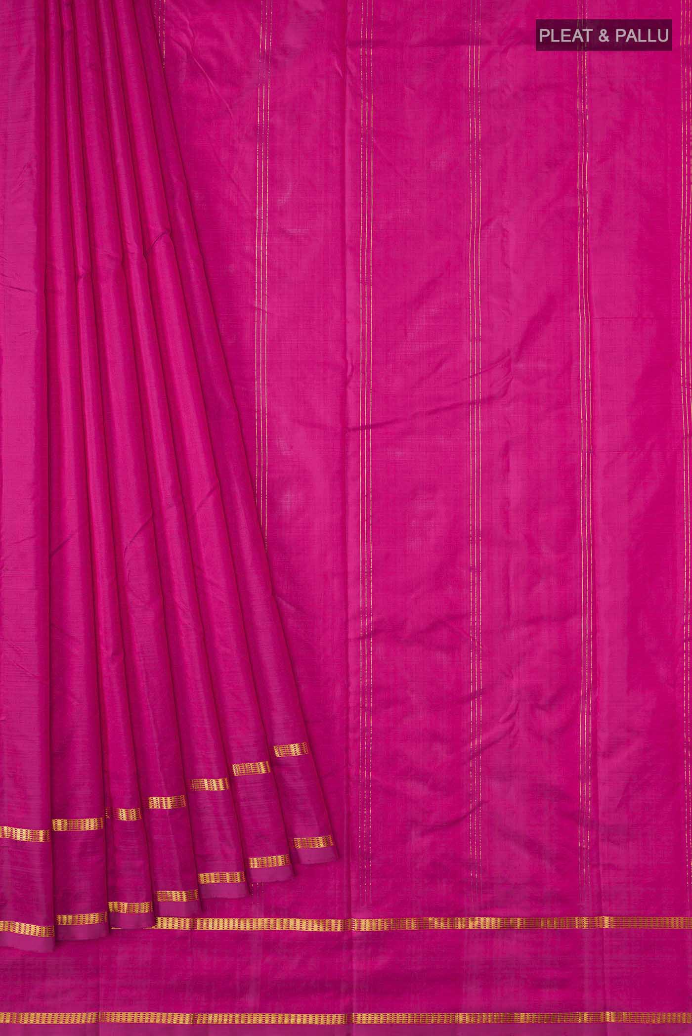 pleats pallu