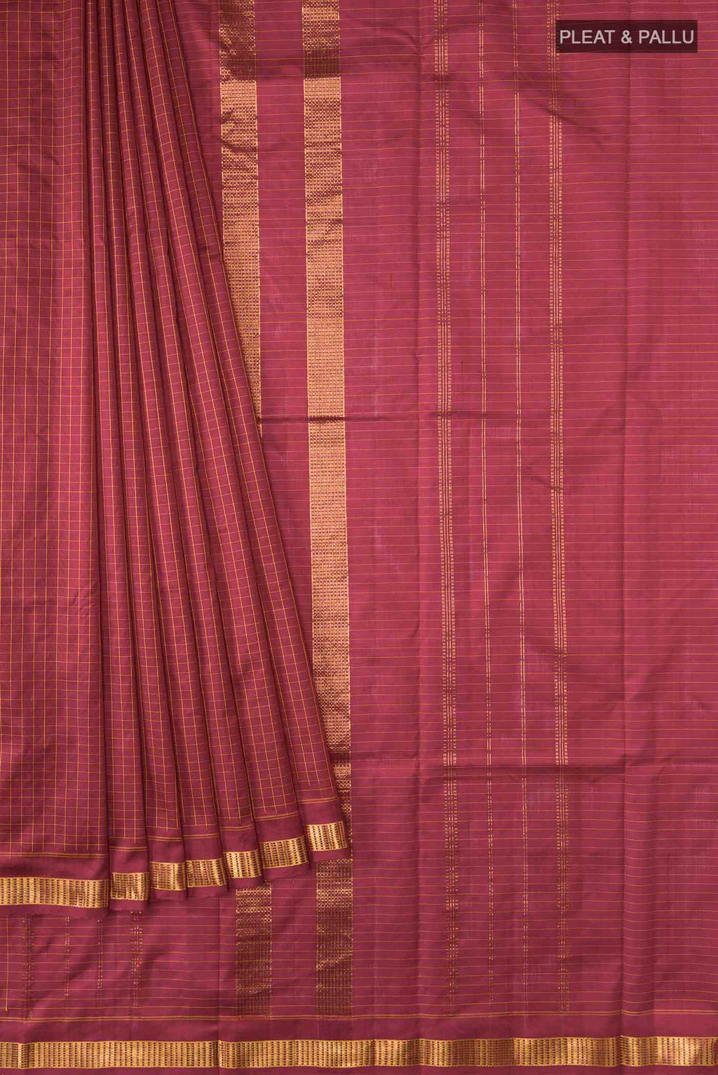 pleats pallu