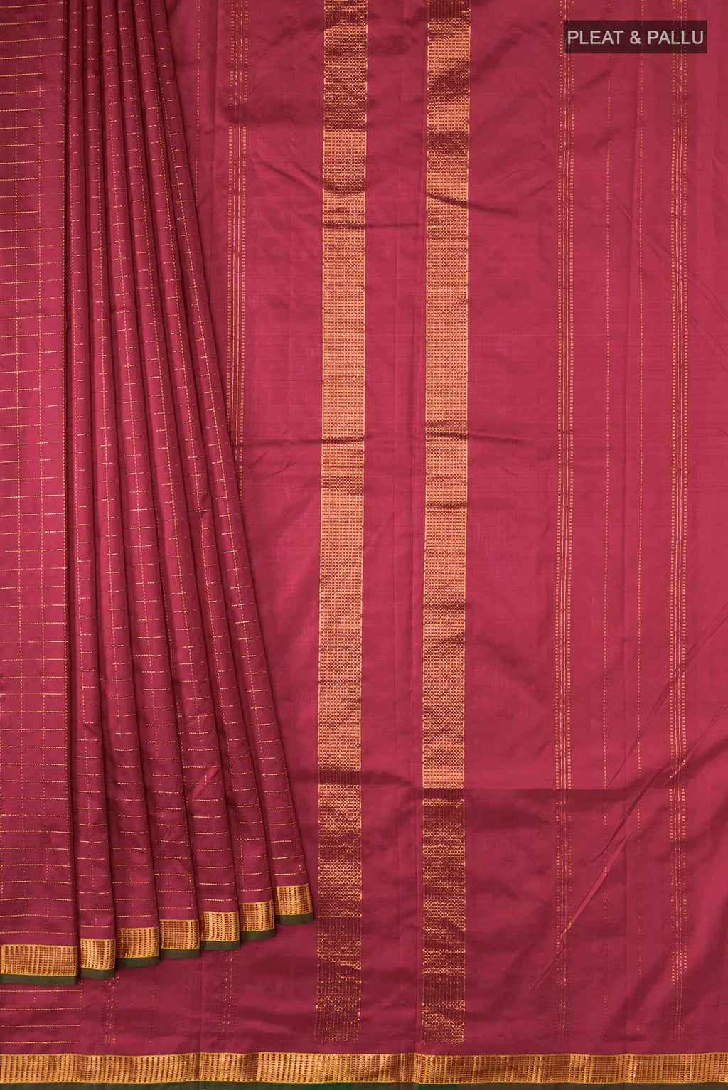 pleats pallu