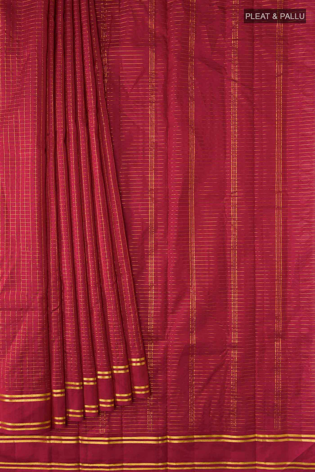 pleats pallu