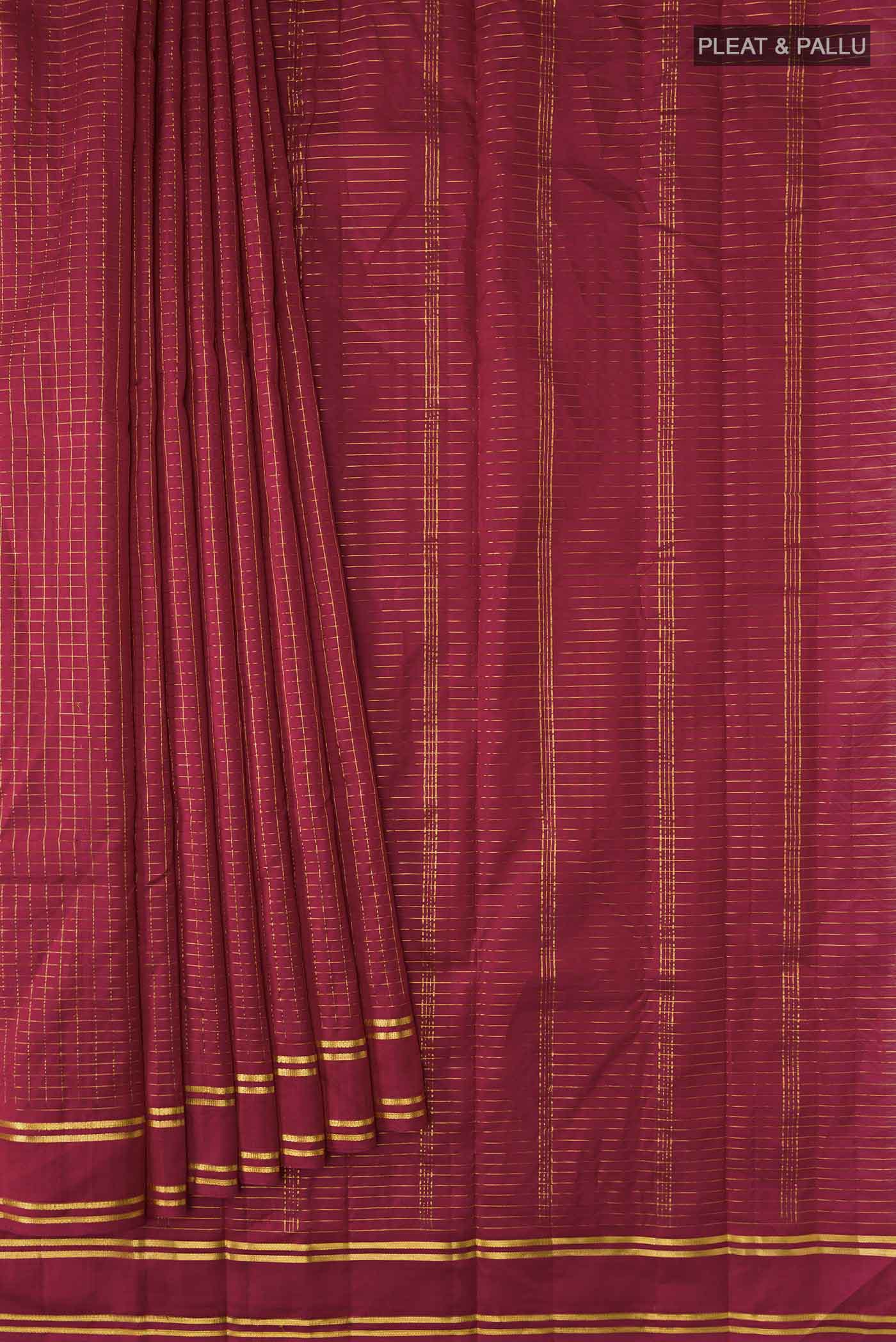 pleats pallu