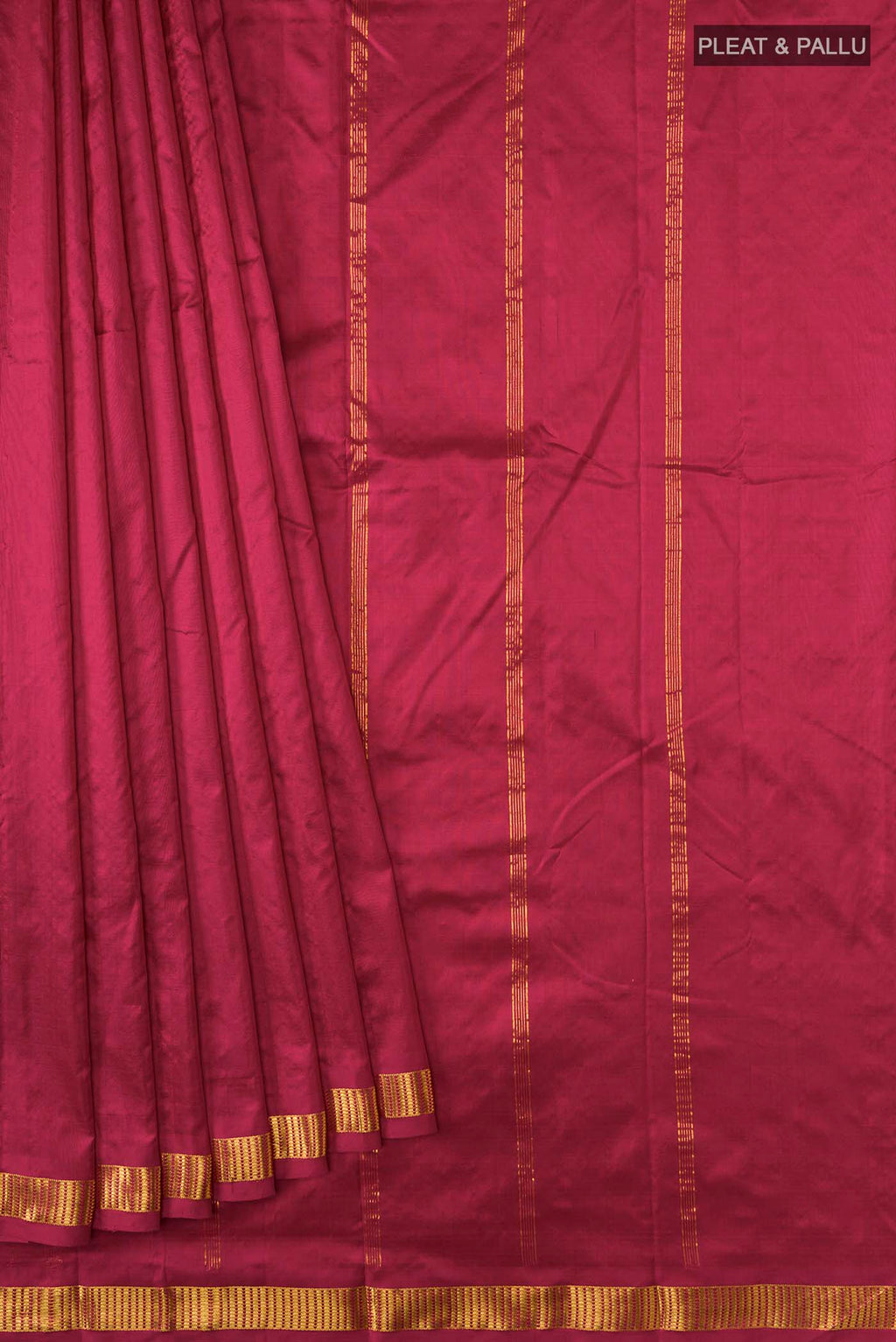 pleats pallu