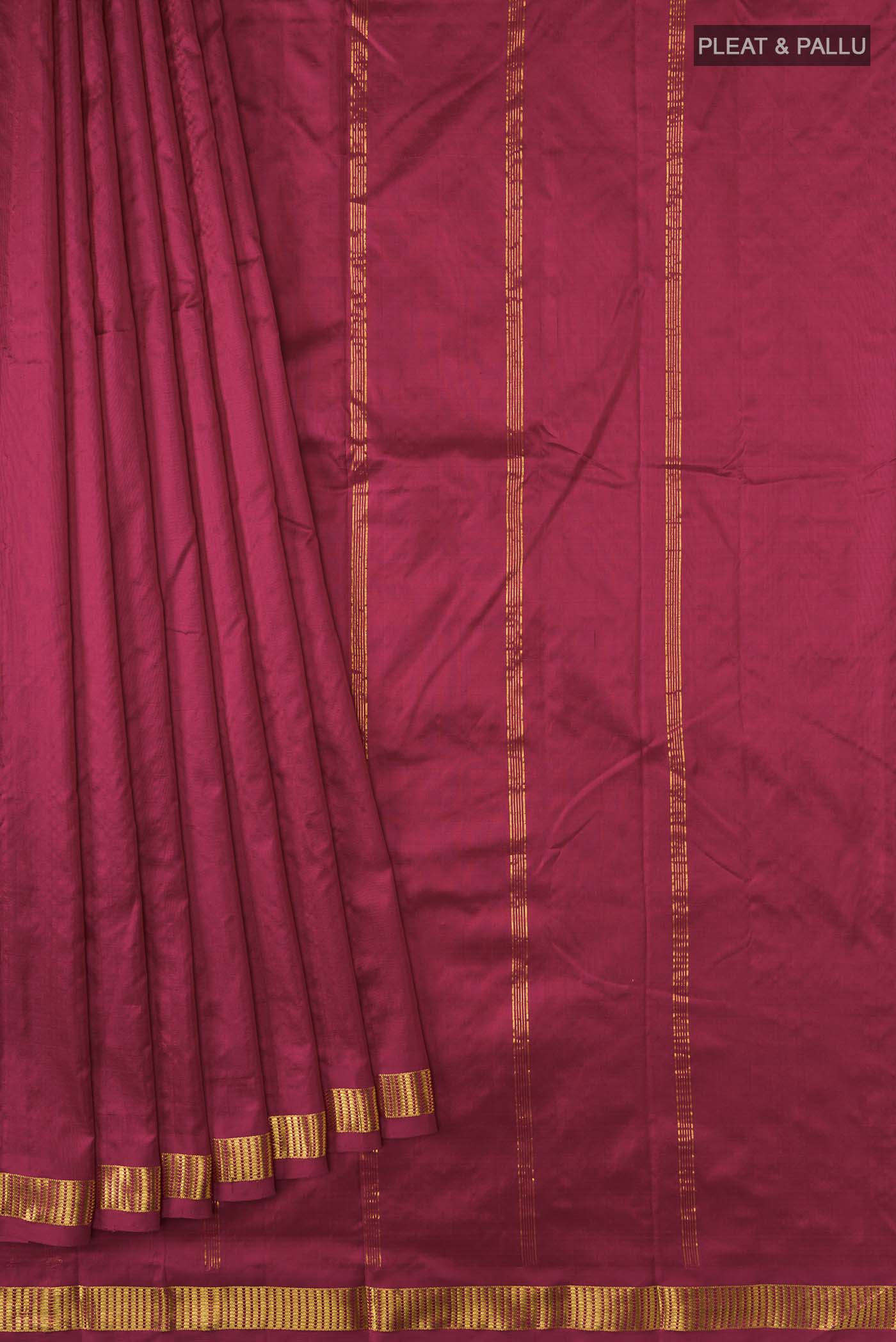 pleats pallu